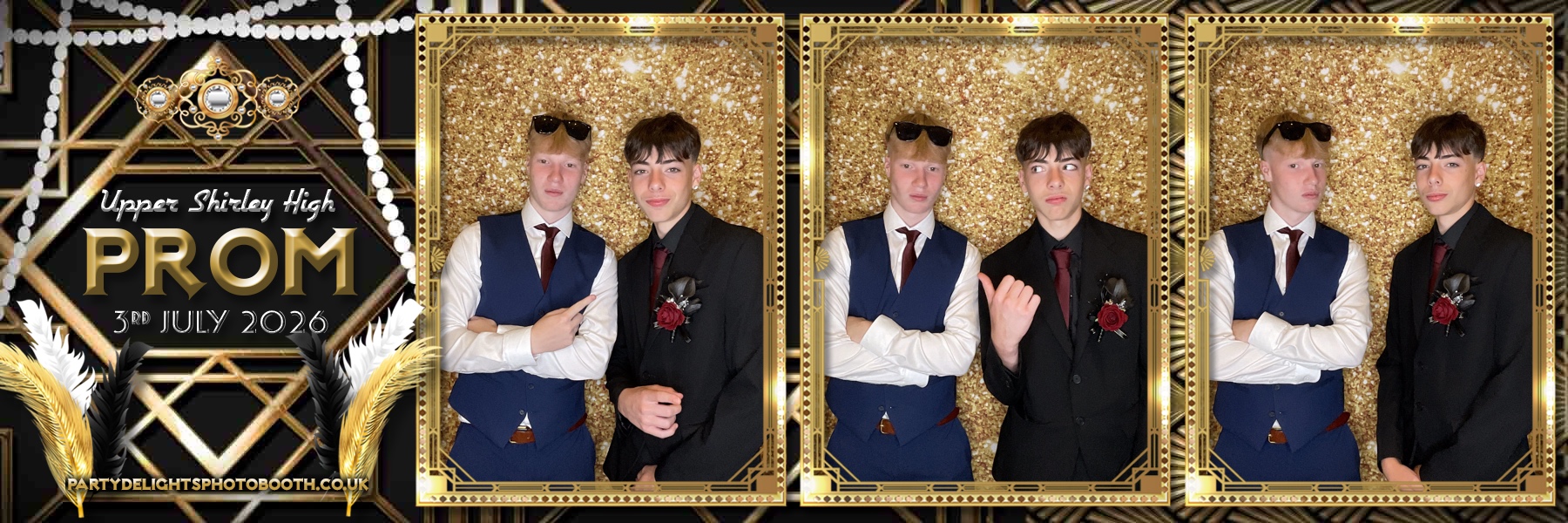 Upper Shirley High Prom | View more photos from the event at gallery.partydelightsphotobooth.co.uk/u/PartyDelightsPhotoBooth/Upper-Shirley-High-Prom