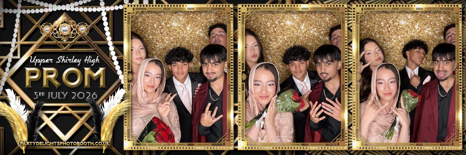 Upper Shirley High Prom | View more photos from the event at gallery.partydelightsphotobooth.co.uk/u/PartyDelightsPhotoBooth/Upper-Shirley-High-Prom