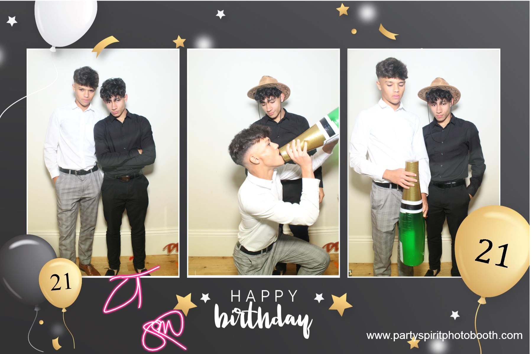 21st Birthday Party | View more photos from the event at gallery.partyspiritphotobooth.com/u/PartySpiritPhotoBooth/21st-Birthday-Party