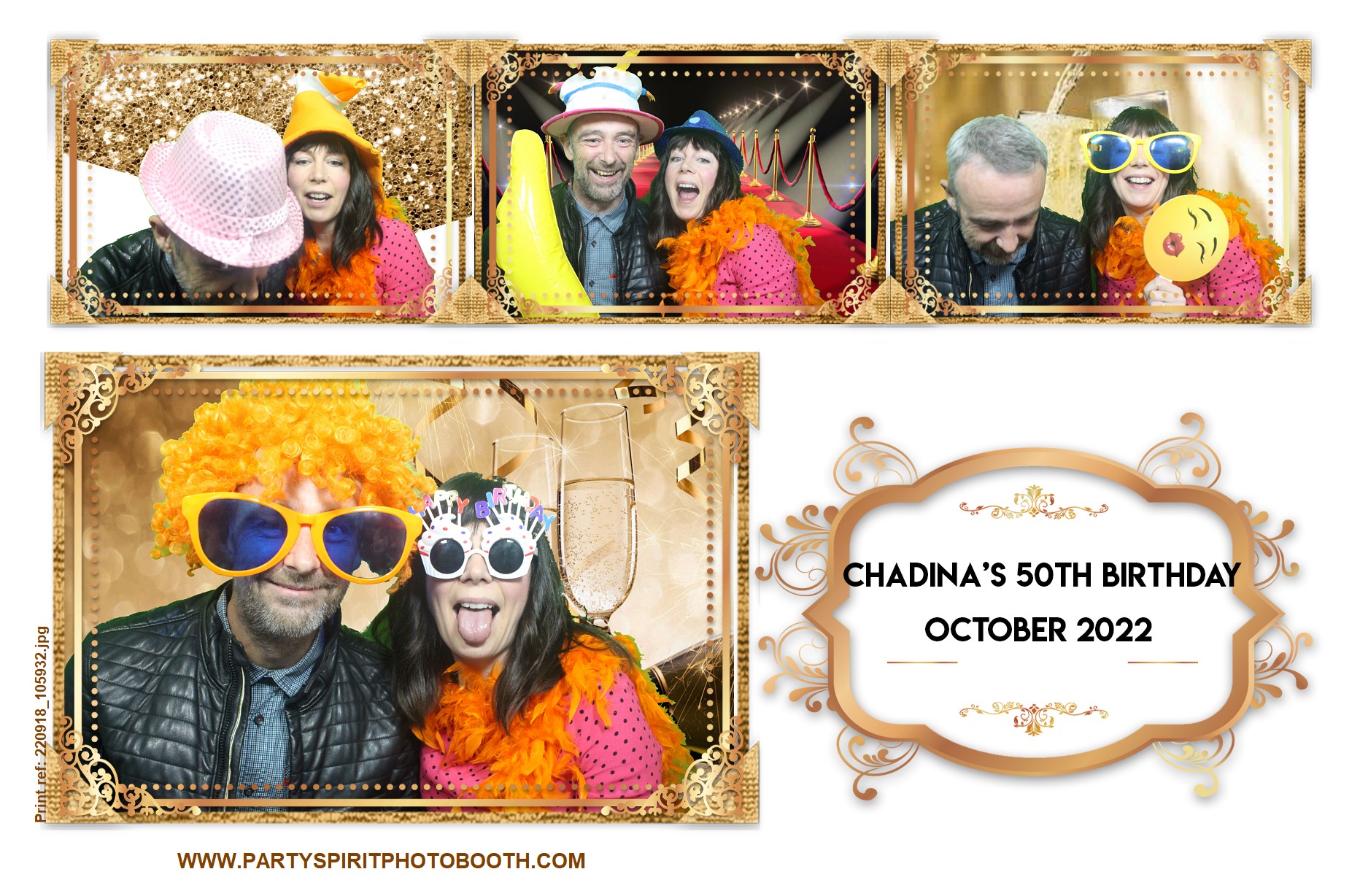 50th Birthday Party | View more photos from the event at gallery.partyspiritphotobooth.com/u/PartySpiritPhotoBooth/50th-Birthday-Party