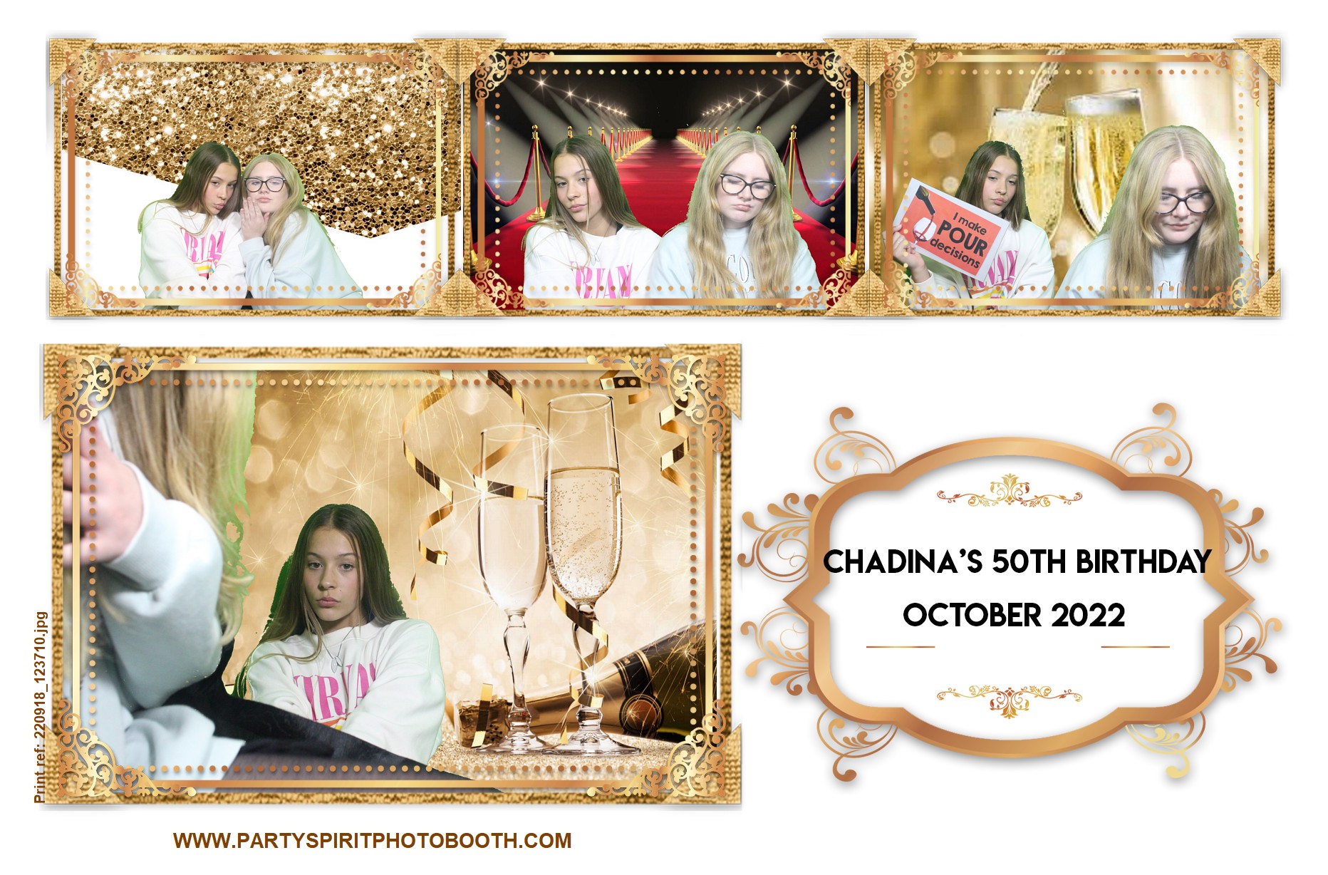 50th Birthday Party | View more photos from the event at gallery.partyspiritphotobooth.com/u/PartySpiritPhotoBooth/50th-Birthday-Party