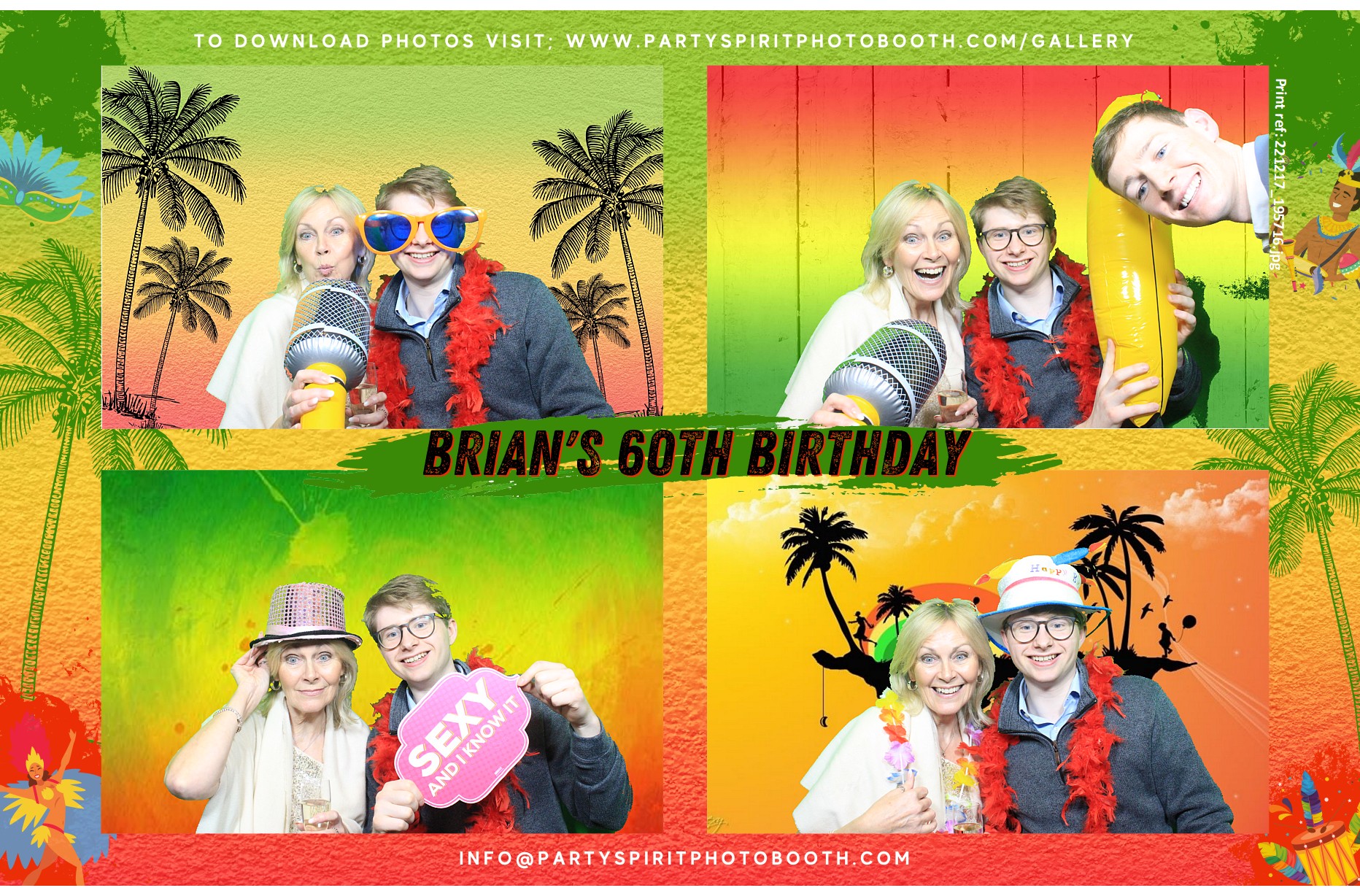 60th Birthday Celebration  | View more photos from the event at gallery.partyspiritphotobooth.com/u/PartySpiritPhotoBooth/60th-Birthday-Celebration
