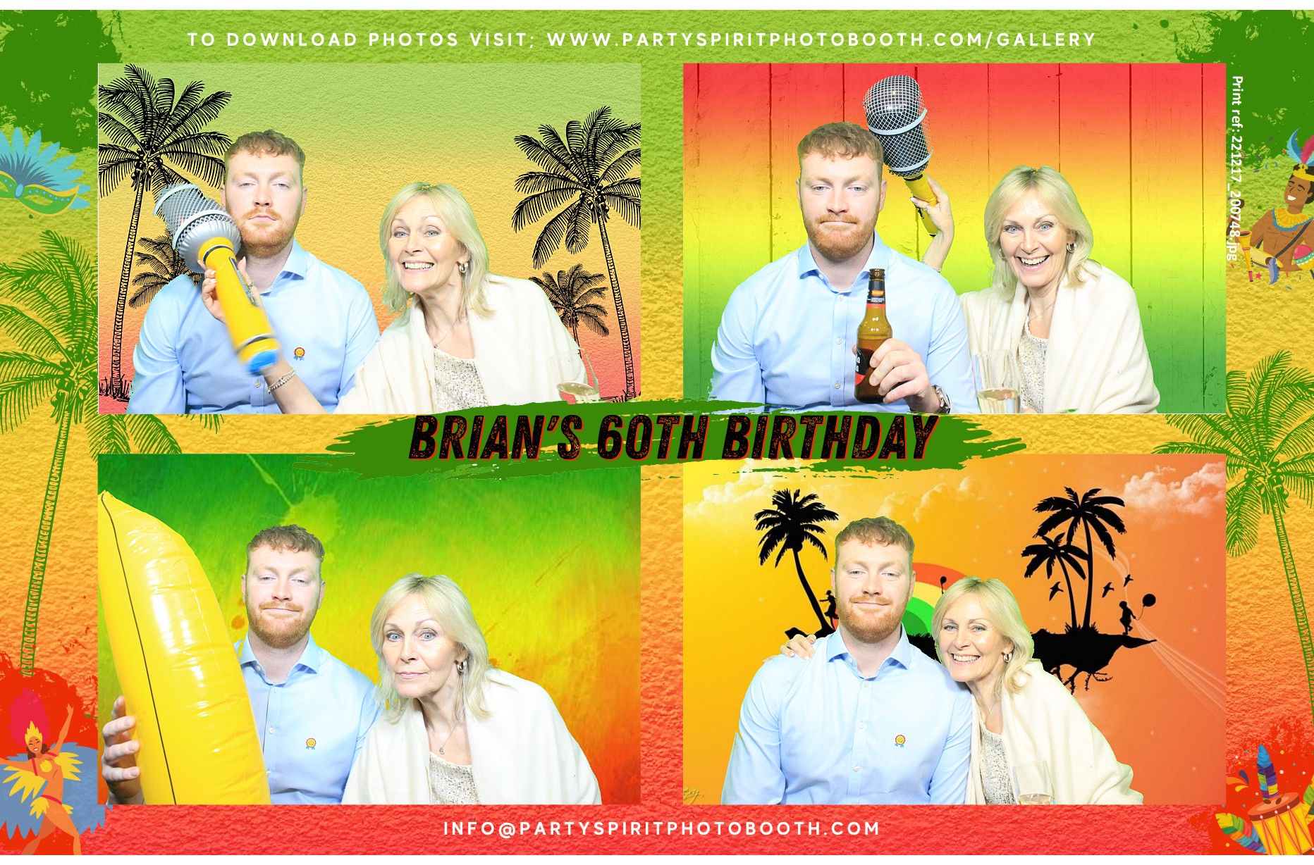 60th Birthday Celebration  | View more photos from the event at gallery.partyspiritphotobooth.com/u/PartySpiritPhotoBooth/60th-Birthday-Celebration