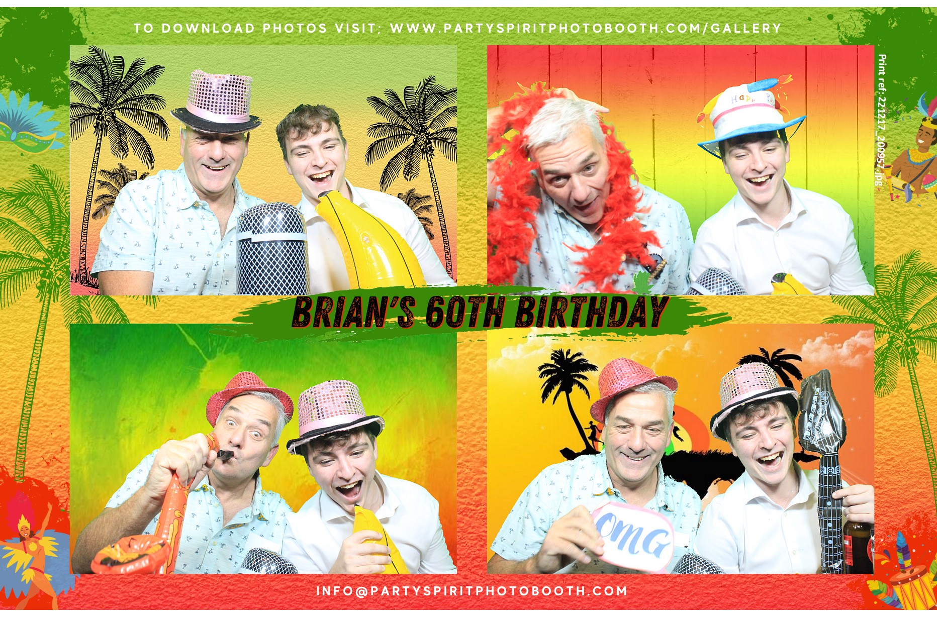 60th Birthday Celebration  | View more photos from the event at gallery.partyspiritphotobooth.com/u/PartySpiritPhotoBooth/60th-Birthday-Celebration