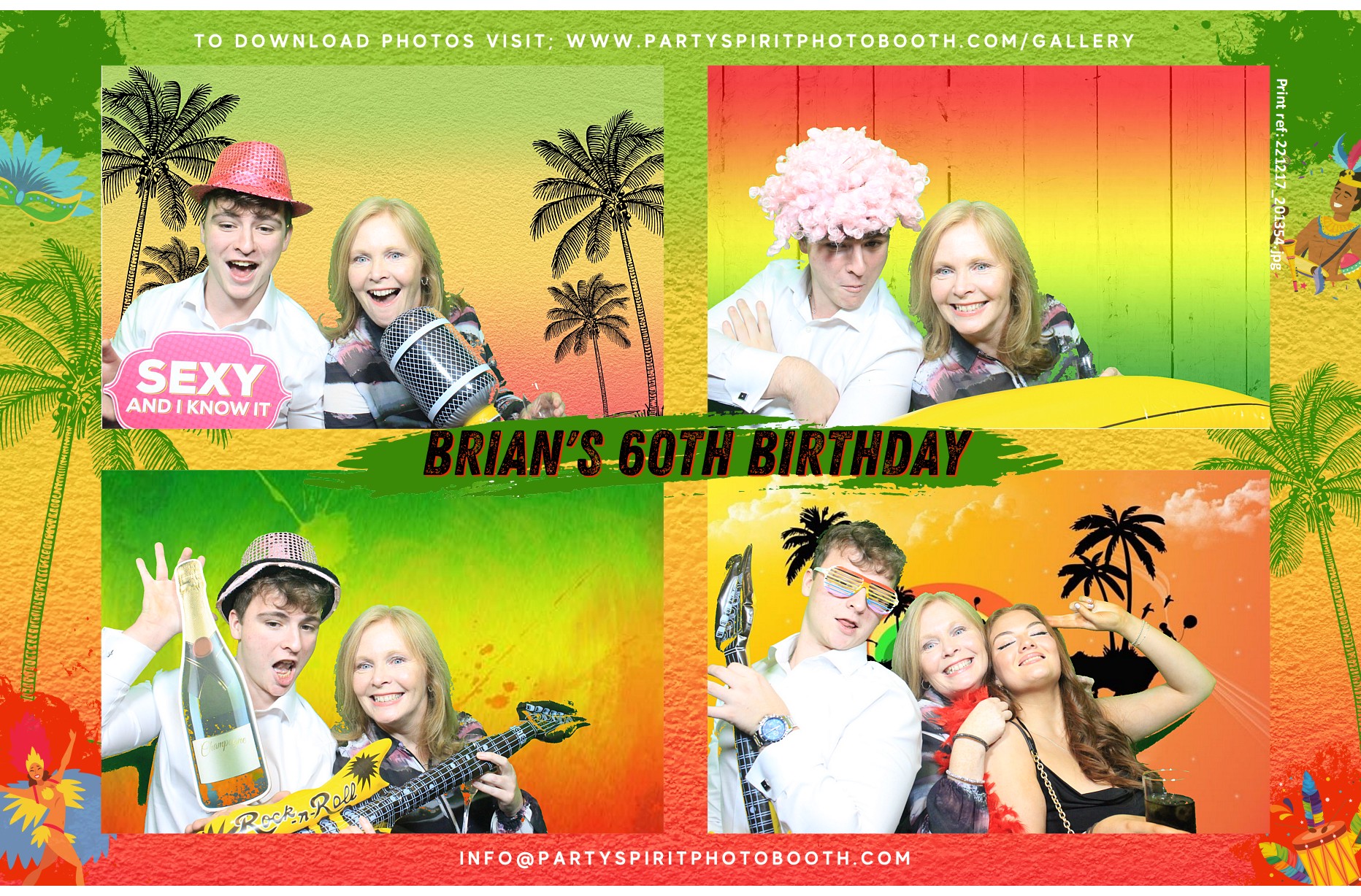 60th Birthday Celebration  | View more photos from the event at gallery.partyspiritphotobooth.com/u/PartySpiritPhotoBooth/60th-Birthday-Celebration
