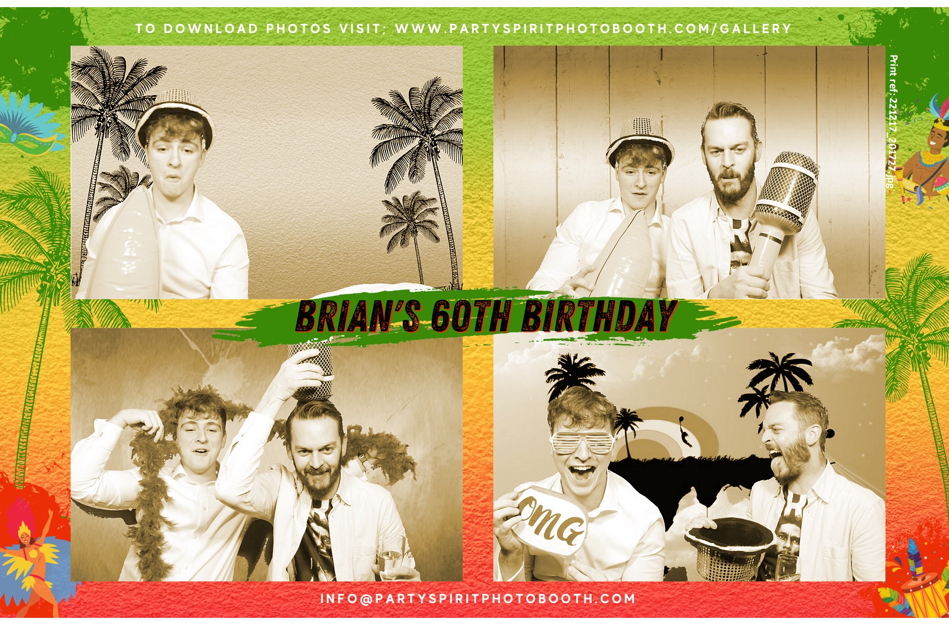 60th Birthday Celebration  | View more photos from the event at gallery.partyspiritphotobooth.com/u/PartySpiritPhotoBooth/60th-Birthday-Celebration