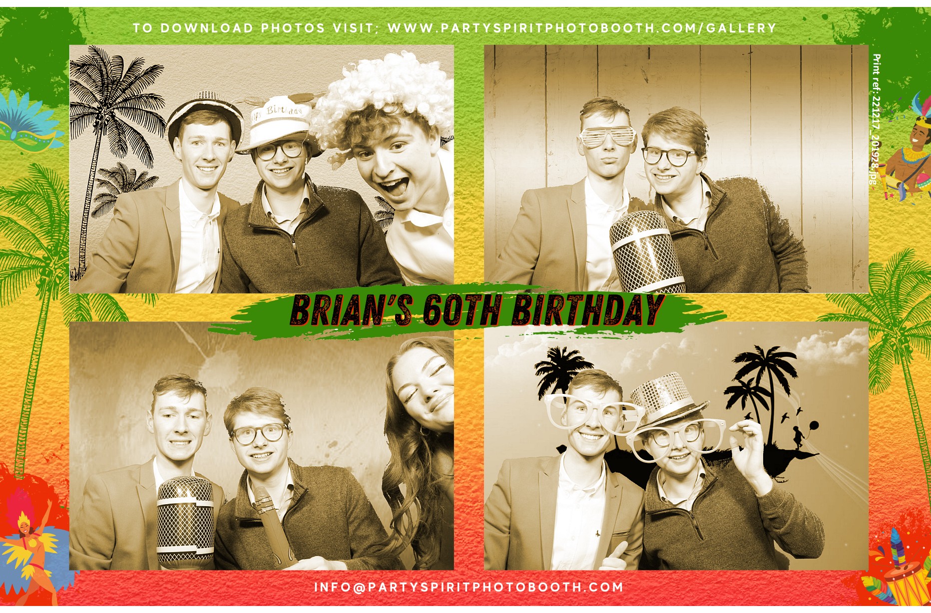60th Birthday Celebration  | View more photos from the event at gallery.partyspiritphotobooth.com/u/PartySpiritPhotoBooth/60th-Birthday-Celebration
