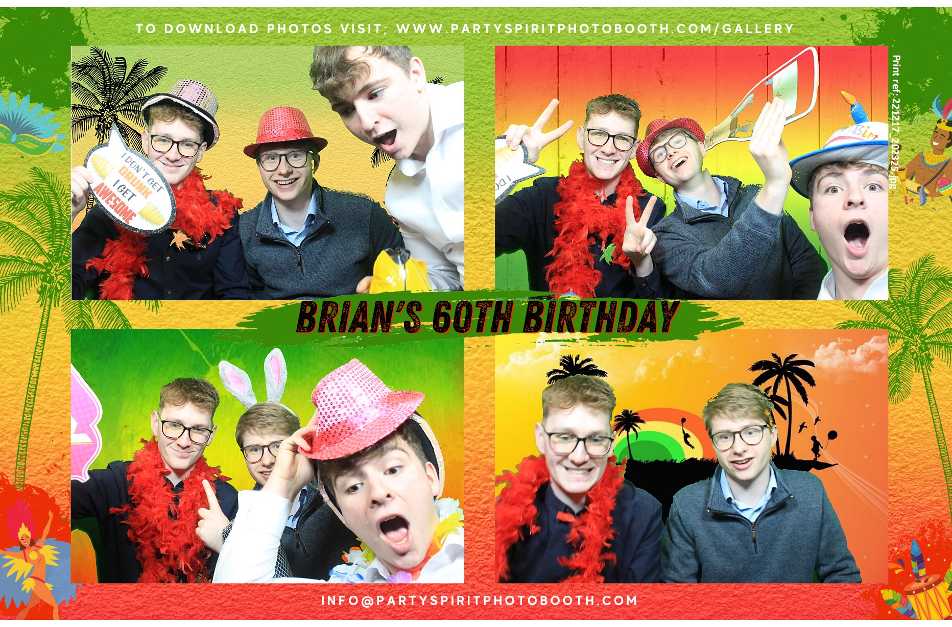 60th Birthday Celebration  | View more photos from the event at gallery.partyspiritphotobooth.com/u/PartySpiritPhotoBooth/60th-Birthday-Celebration