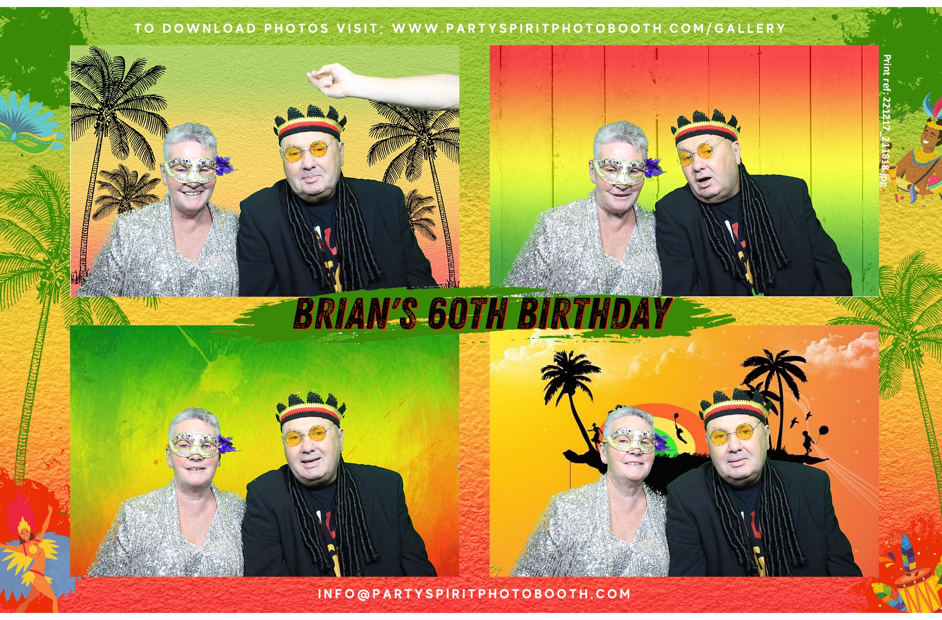 60th Birthday Celebration  | View more photos from the event at gallery.partyspiritphotobooth.com/u/PartySpiritPhotoBooth/60th-Birthday-Celebration
