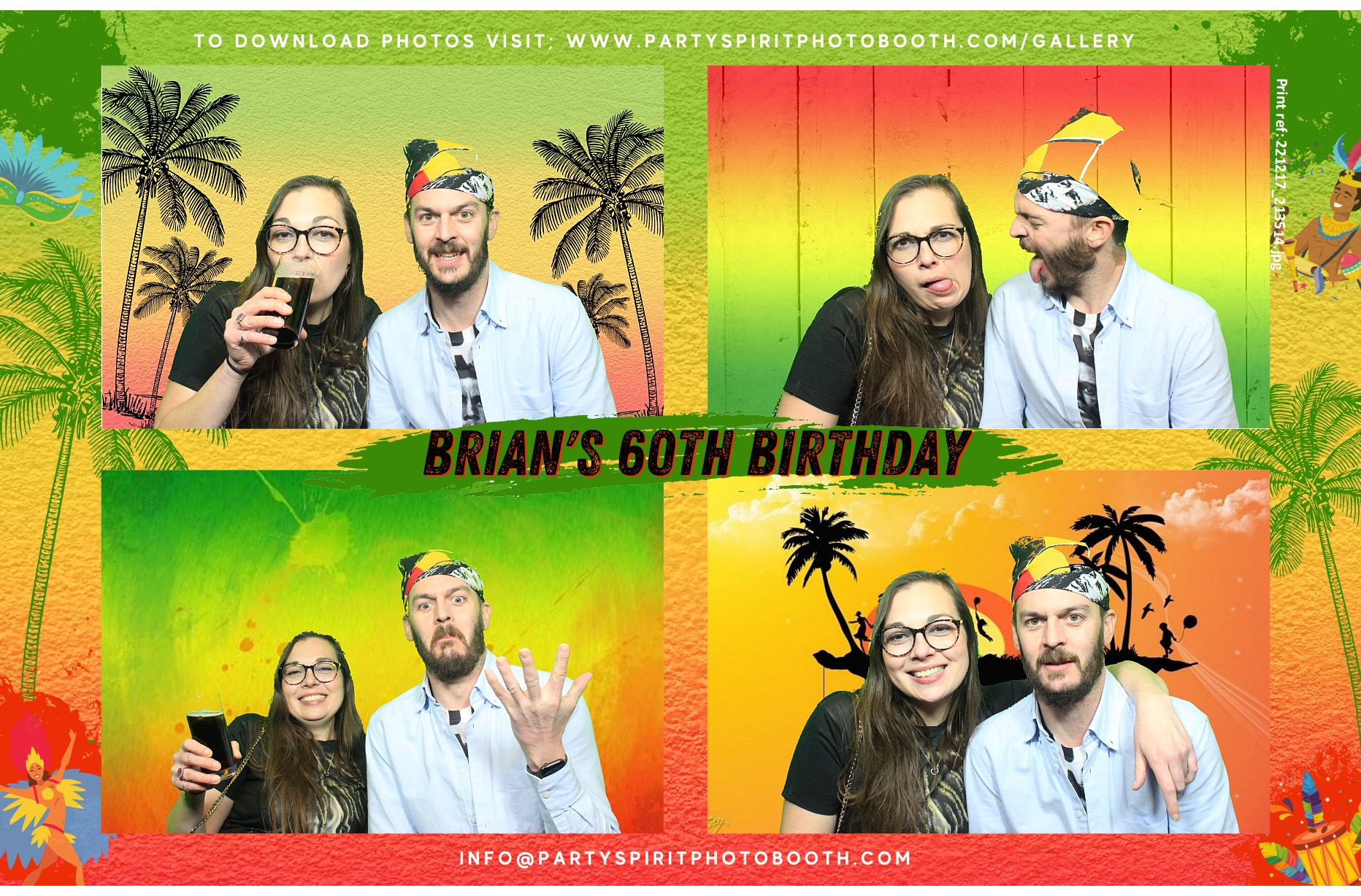 60th Birthday Celebration  | View more photos from the event at gallery.partyspiritphotobooth.com/u/PartySpiritPhotoBooth/60th-Birthday-Celebration