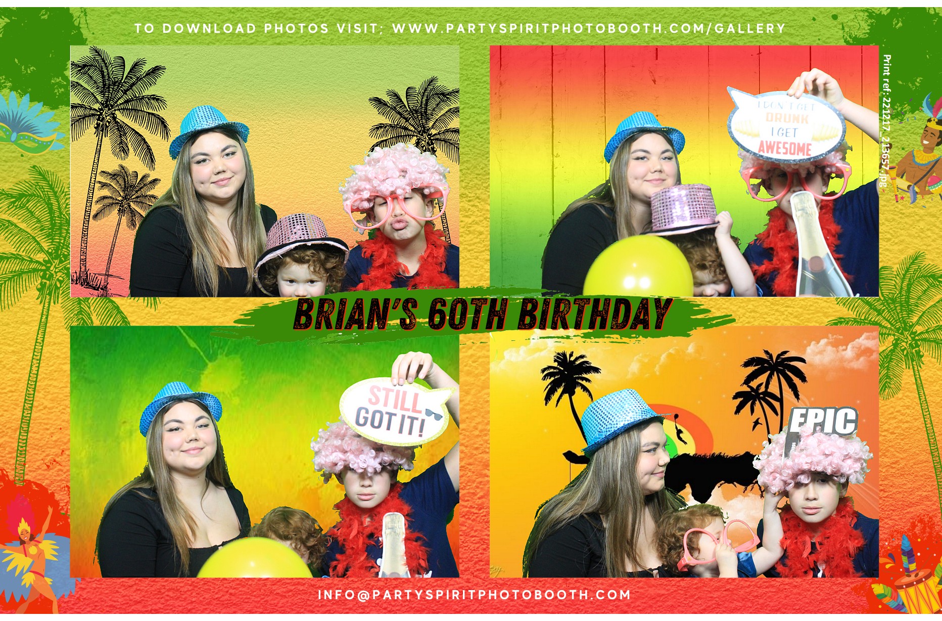 60th Birthday Celebration  | View more photos from the event at gallery.partyspiritphotobooth.com/u/PartySpiritPhotoBooth/60th-Birthday-Celebration
