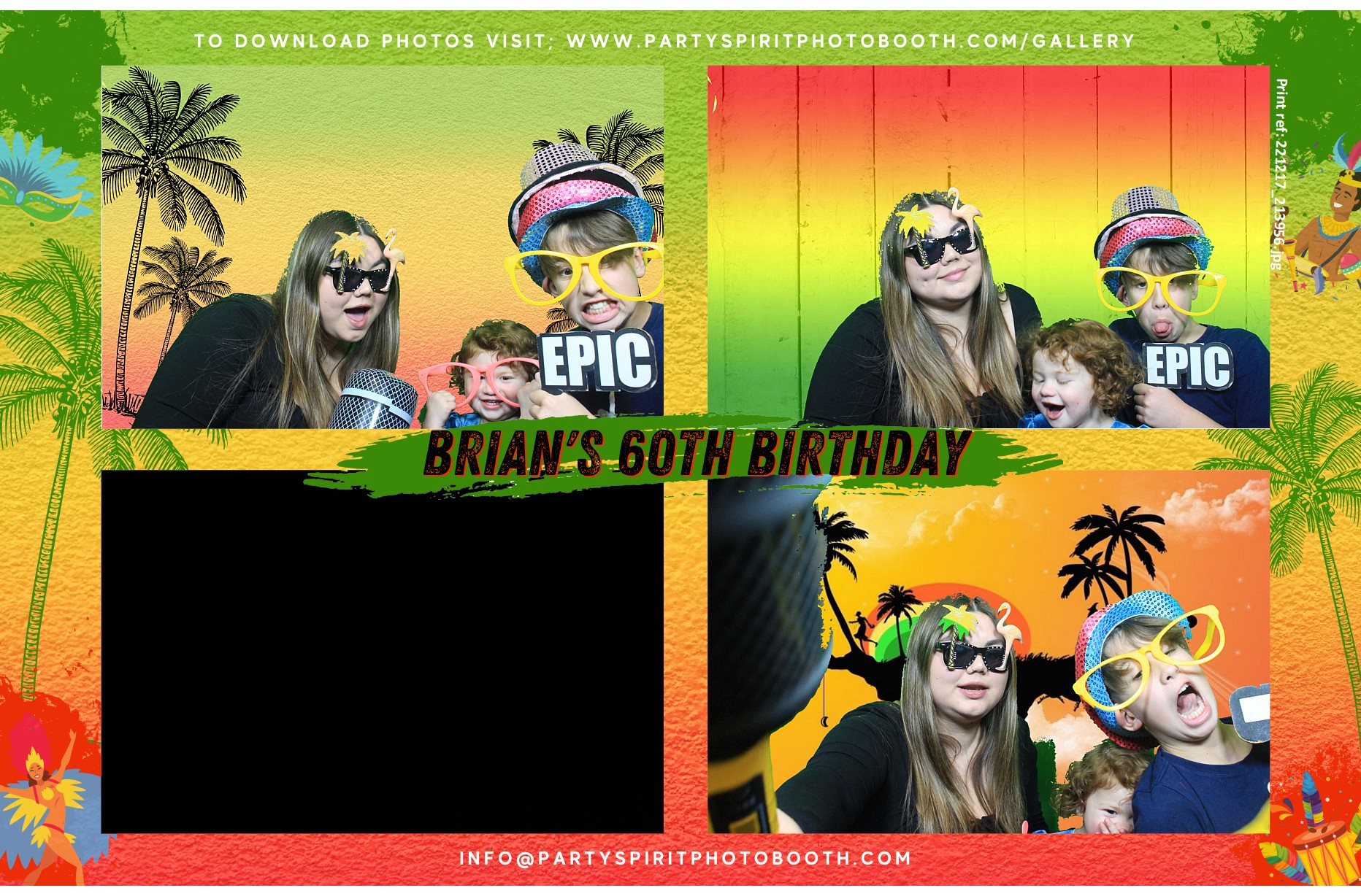 60th Birthday Celebration  | View more photos from the event at gallery.partyspiritphotobooth.com/u/PartySpiritPhotoBooth/60th-Birthday-Celebration