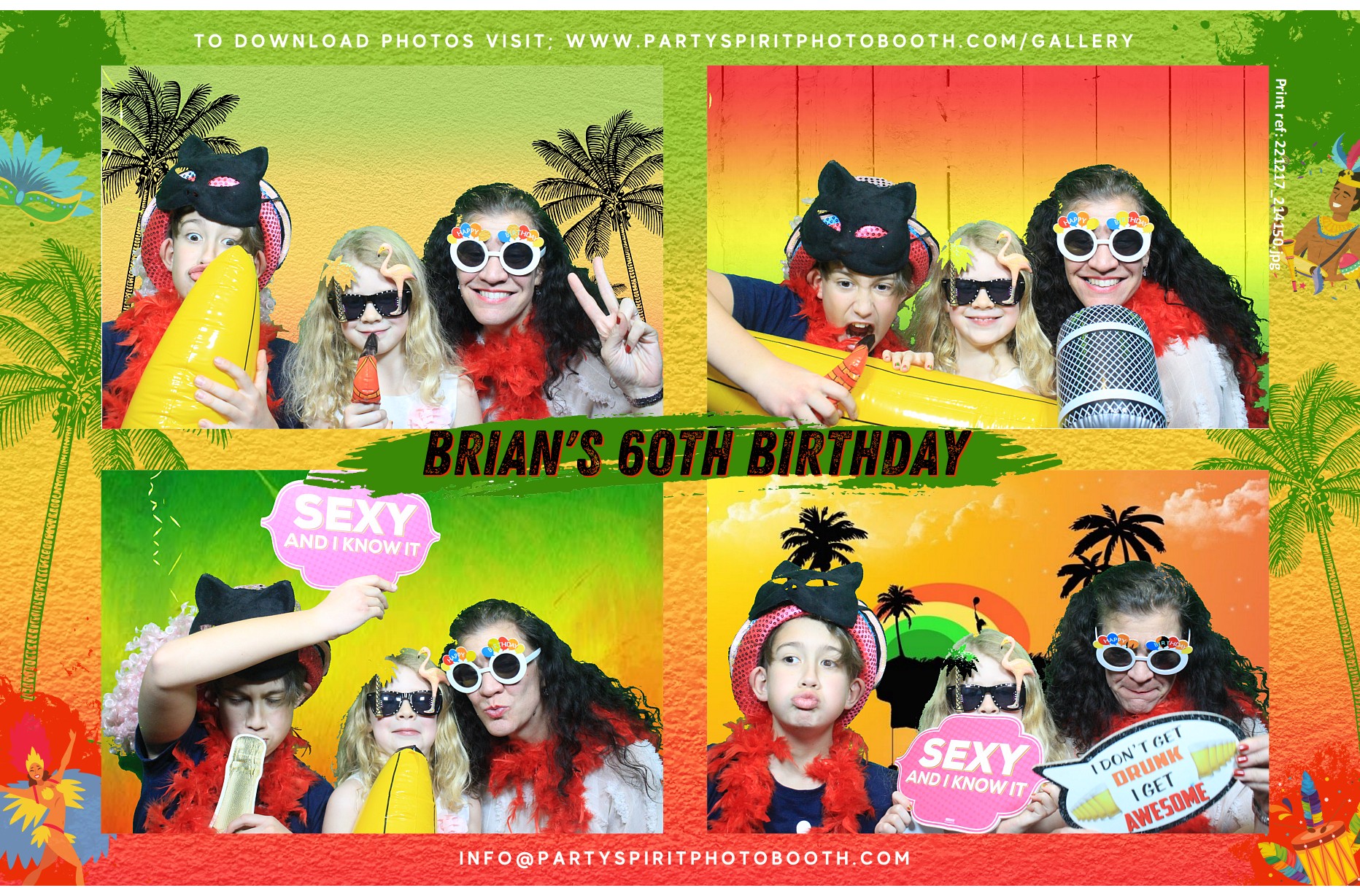 60th Birthday Celebration  | View more photos from the event at gallery.partyspiritphotobooth.com/u/PartySpiritPhotoBooth/60th-Birthday-Celebration