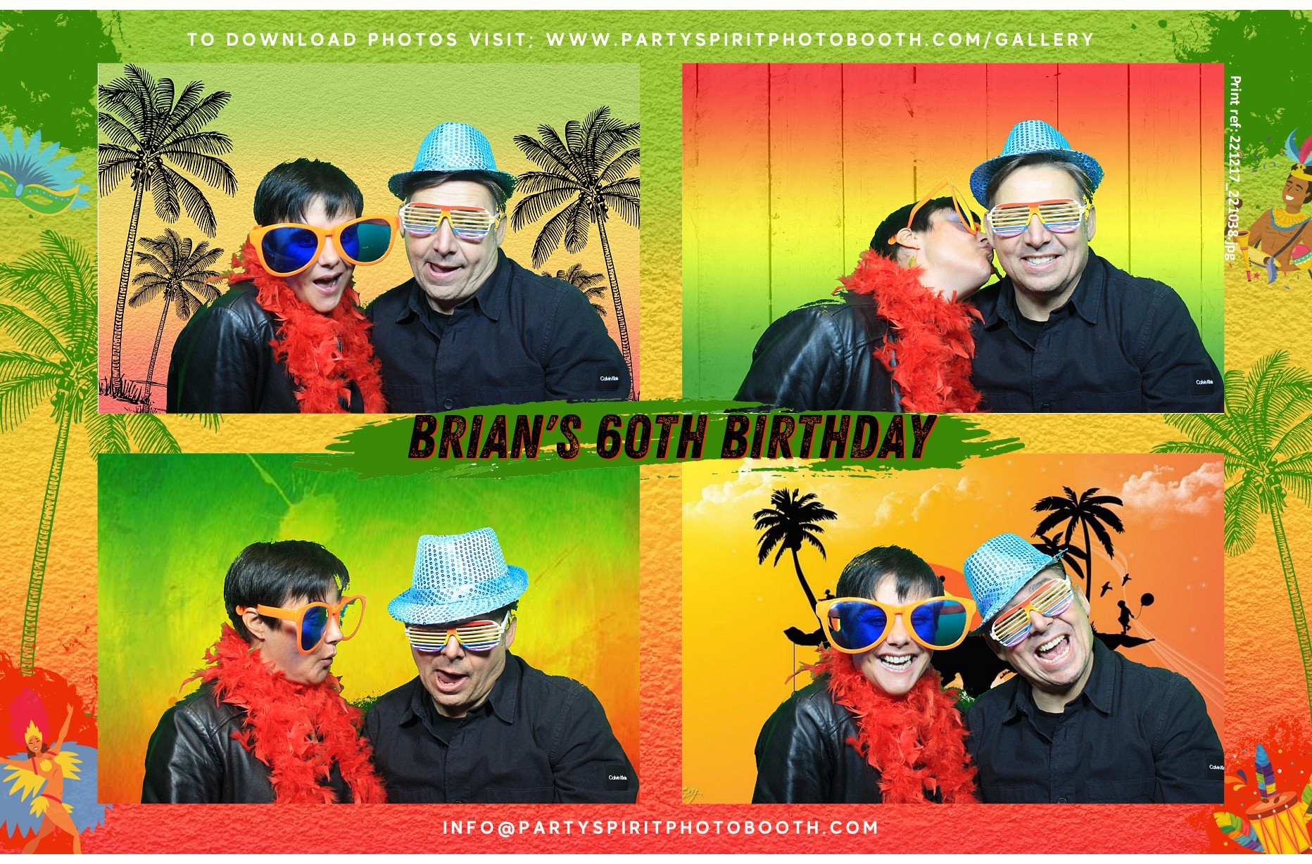 60th Birthday Celebration  | View more photos from the event at gallery.partyspiritphotobooth.com/u/PartySpiritPhotoBooth/60th-Birthday-Celebration