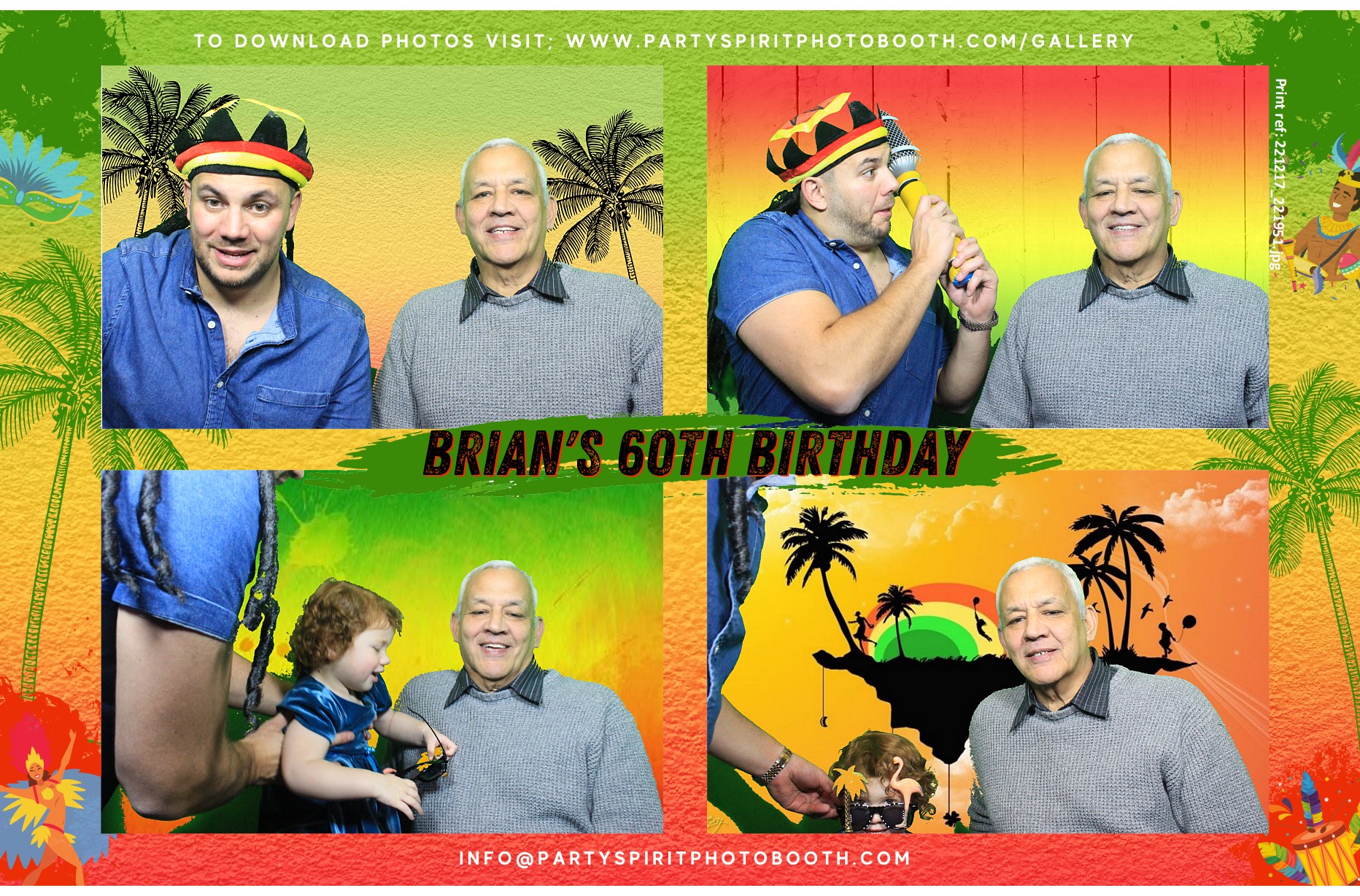 60th Birthday Celebration  | View more photos from the event at gallery.partyspiritphotobooth.com/u/PartySpiritPhotoBooth/60th-Birthday-Celebration