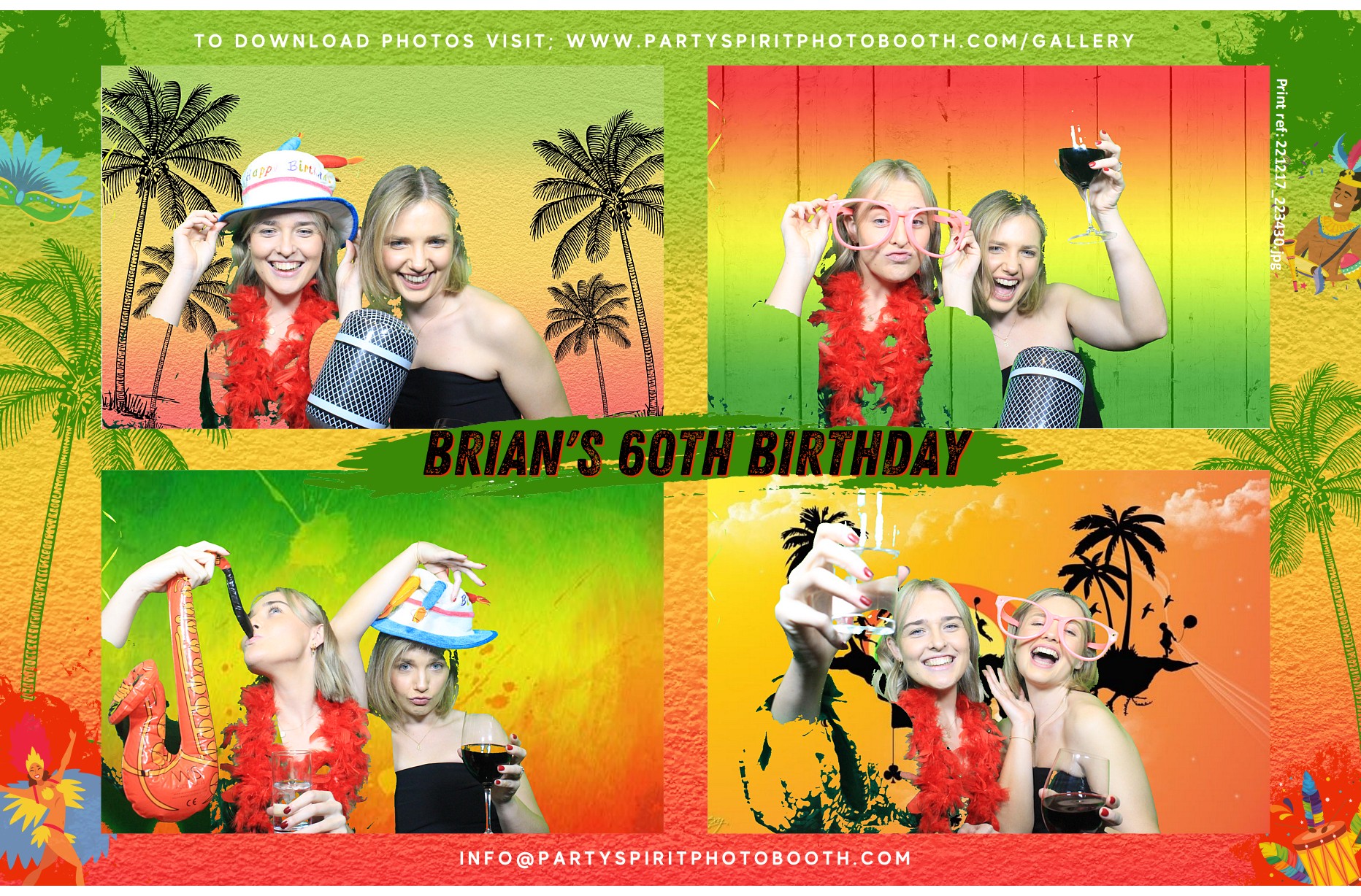 60th Birthday Celebration  | View more photos from the event at gallery.partyspiritphotobooth.com/u/PartySpiritPhotoBooth/60th-Birthday-Celebration