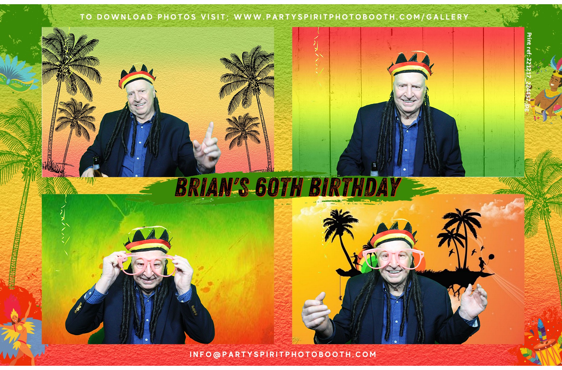 60th Birthday Celebration  | View more photos from the event at gallery.partyspiritphotobooth.com/u/PartySpiritPhotoBooth/60th-Birthday-Celebration