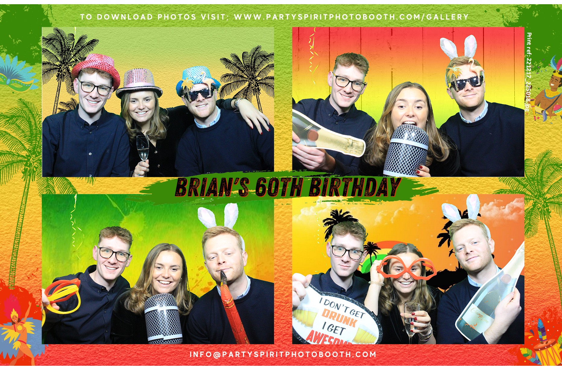 60th Birthday Celebration  | View more photos from the event at gallery.partyspiritphotobooth.com/u/PartySpiritPhotoBooth/60th-Birthday-Celebration