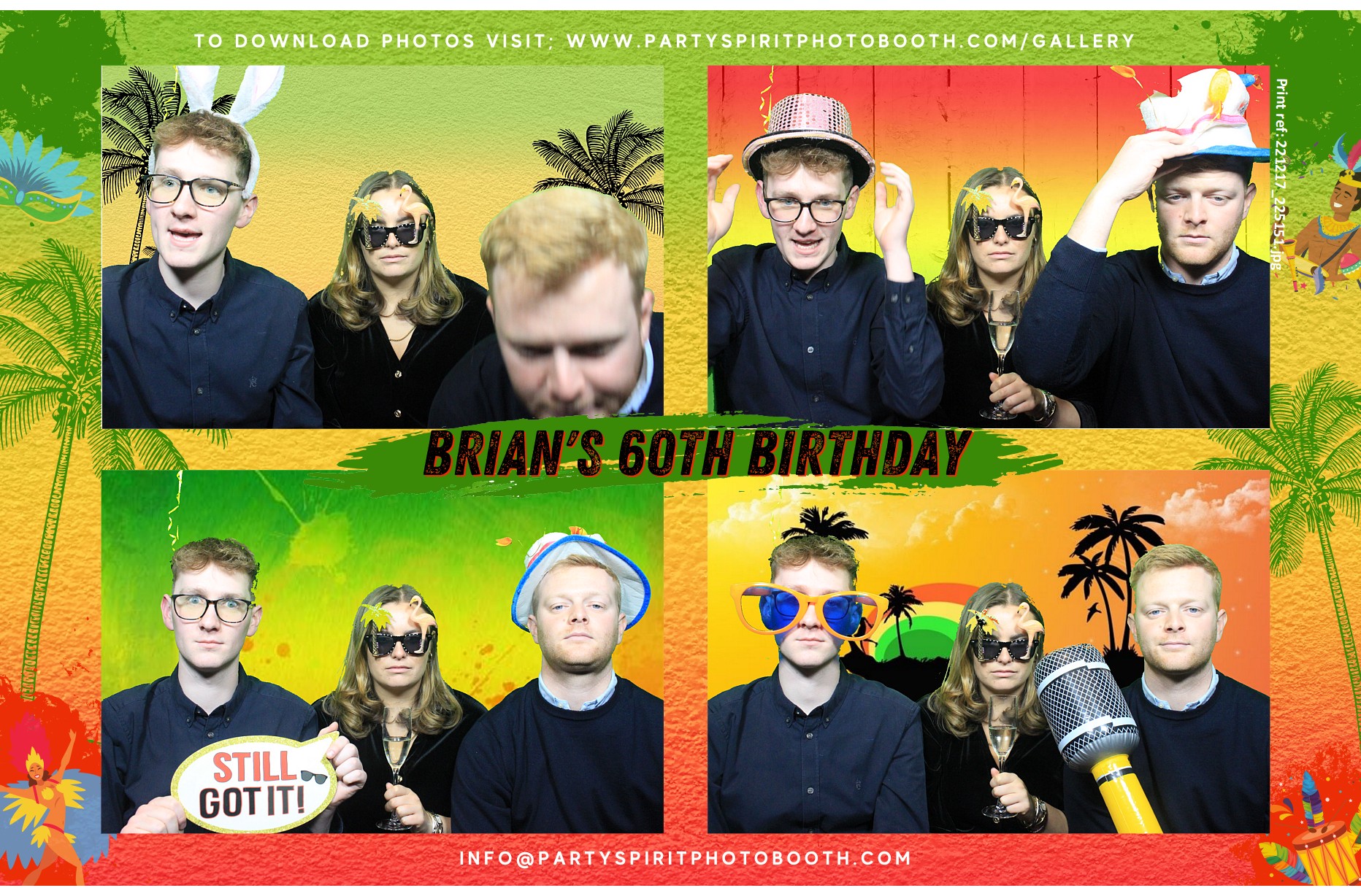 60th Birthday Celebration  | View more photos from the event at gallery.partyspiritphotobooth.com/u/PartySpiritPhotoBooth/60th-Birthday-Celebration