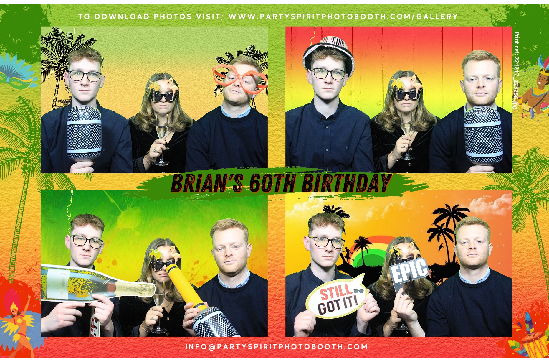 60th Birthday Celebration  | View more photos from the event at gallery.partyspiritphotobooth.com/u/PartySpiritPhotoBooth/60th-Birthday-Celebration