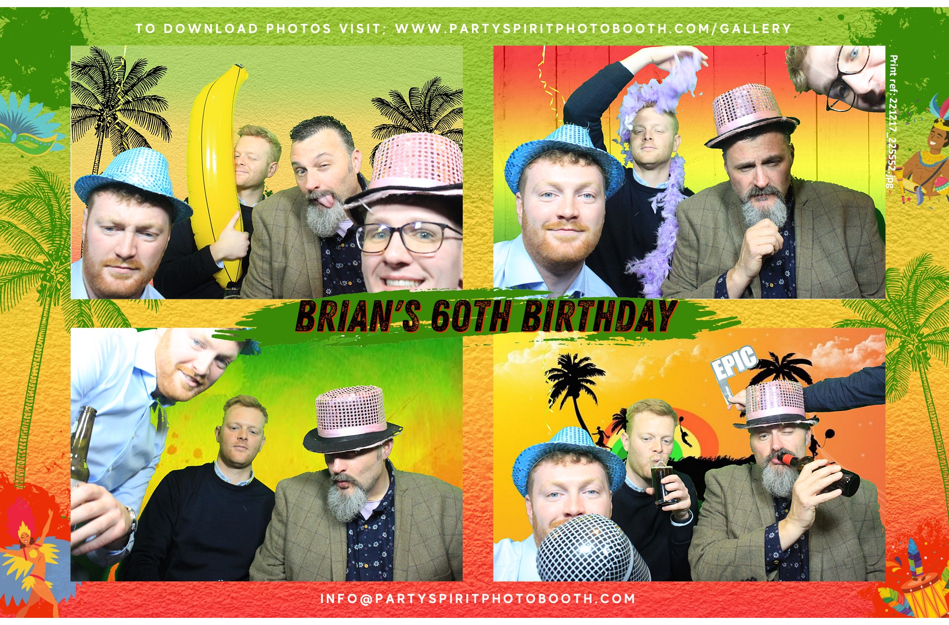 60th Birthday Celebration  | View more photos from the event at gallery.partyspiritphotobooth.com/u/PartySpiritPhotoBooth/60th-Birthday-Celebration