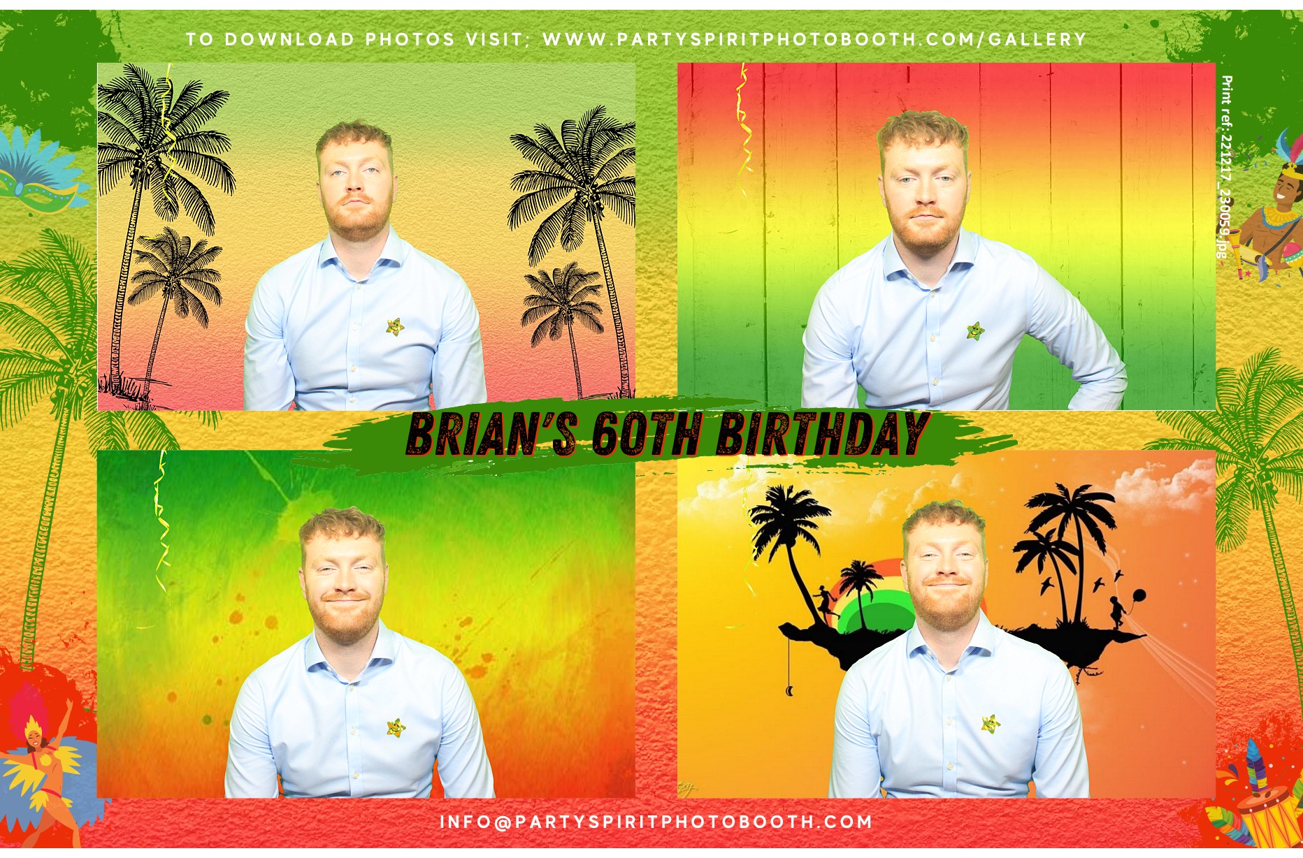 60th Birthday Celebration  | View more photos from the event at gallery.partyspiritphotobooth.com/u/PartySpiritPhotoBooth/60th-Birthday-Celebration