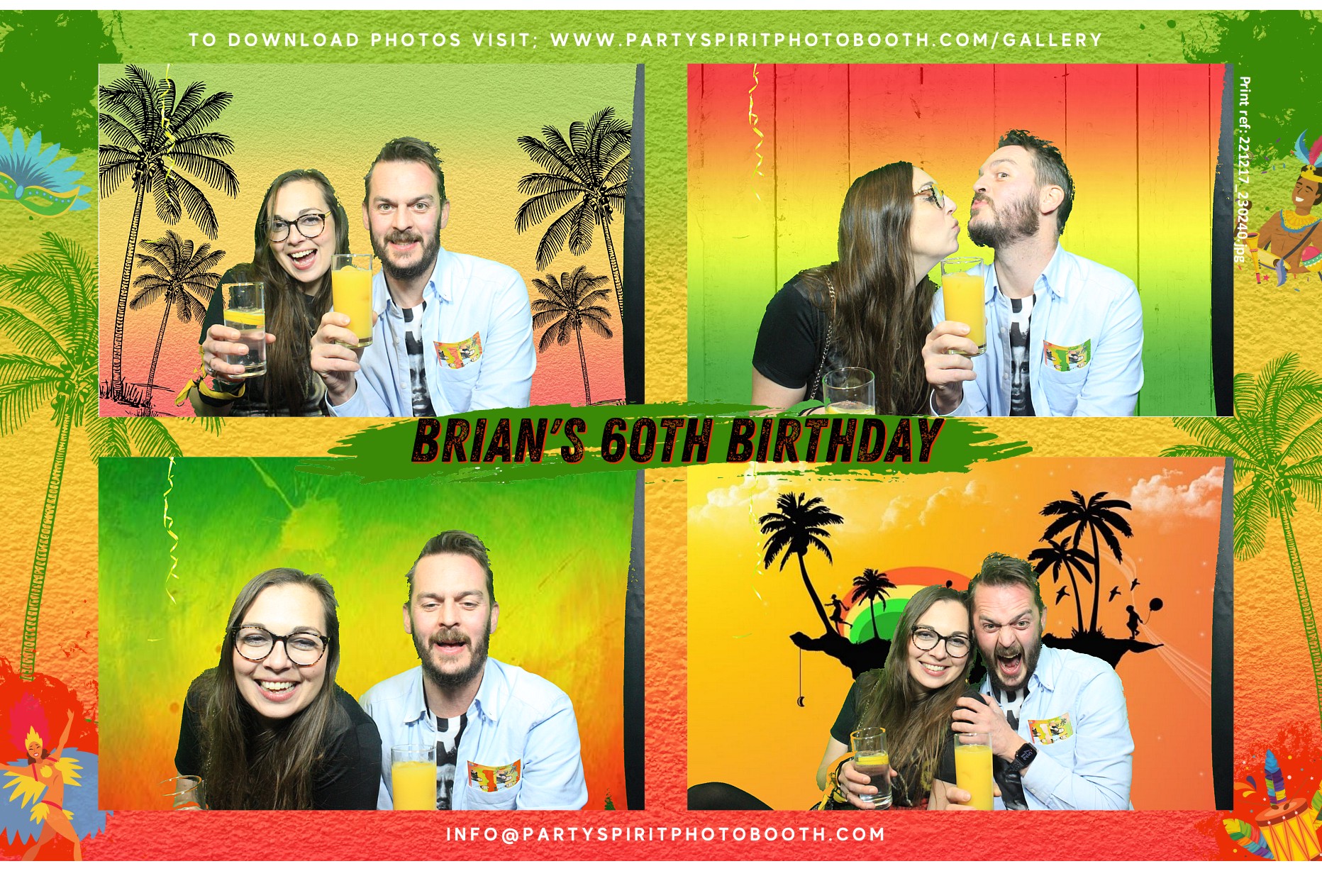 60th Birthday Celebration  | View more photos from the event at gallery.partyspiritphotobooth.com/u/PartySpiritPhotoBooth/60th-Birthday-Celebration