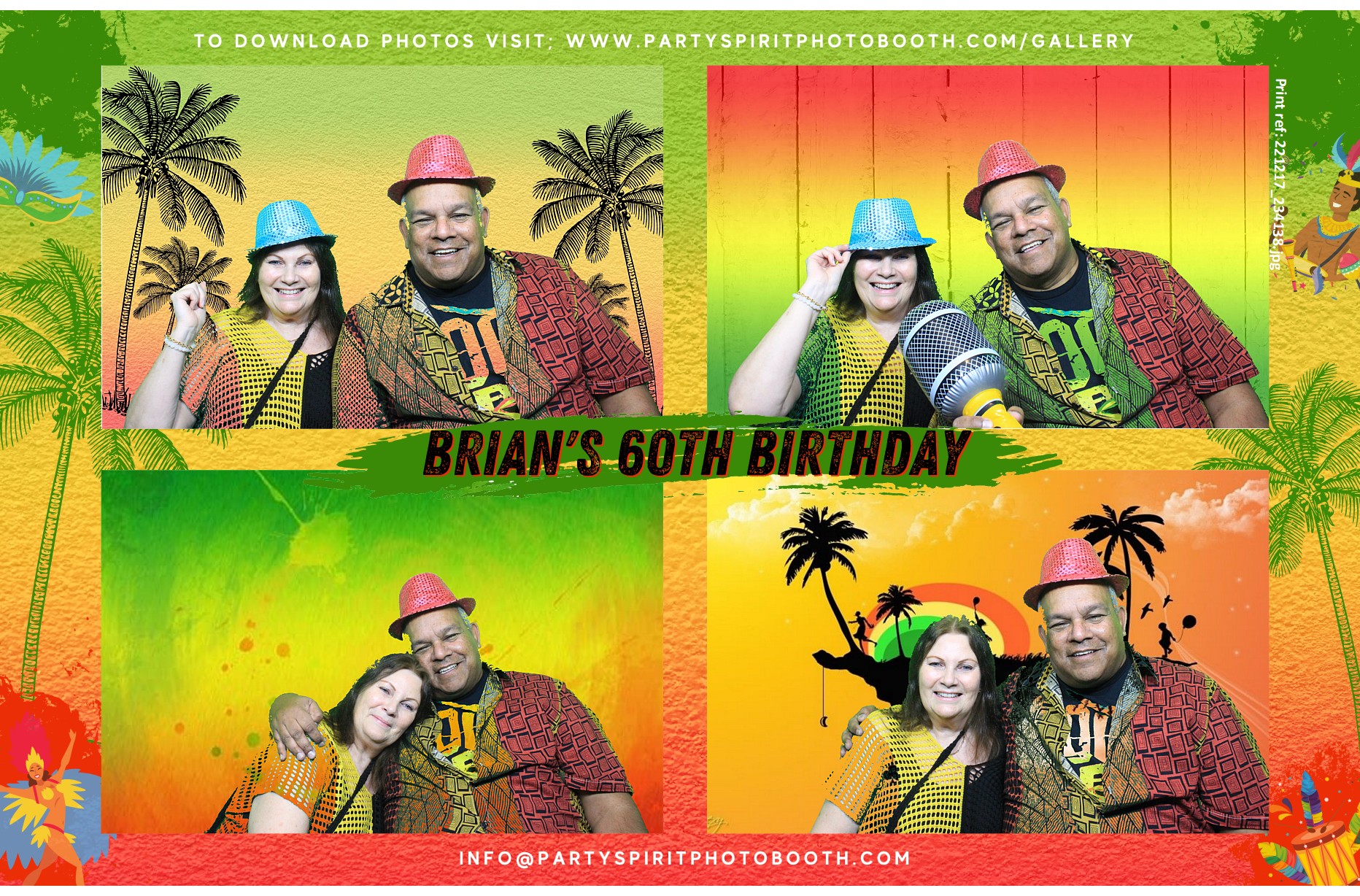 60th Birthday Celebration  | View more photos from the event at gallery.partyspiritphotobooth.com/u/PartySpiritPhotoBooth/60th-Birthday-Celebration