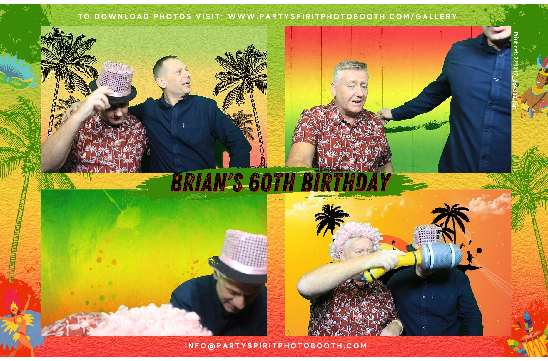 60th Birthday Celebration  | View more photos from the event at gallery.partyspiritphotobooth.com/u/PartySpiritPhotoBooth/60th-Birthday-Celebration