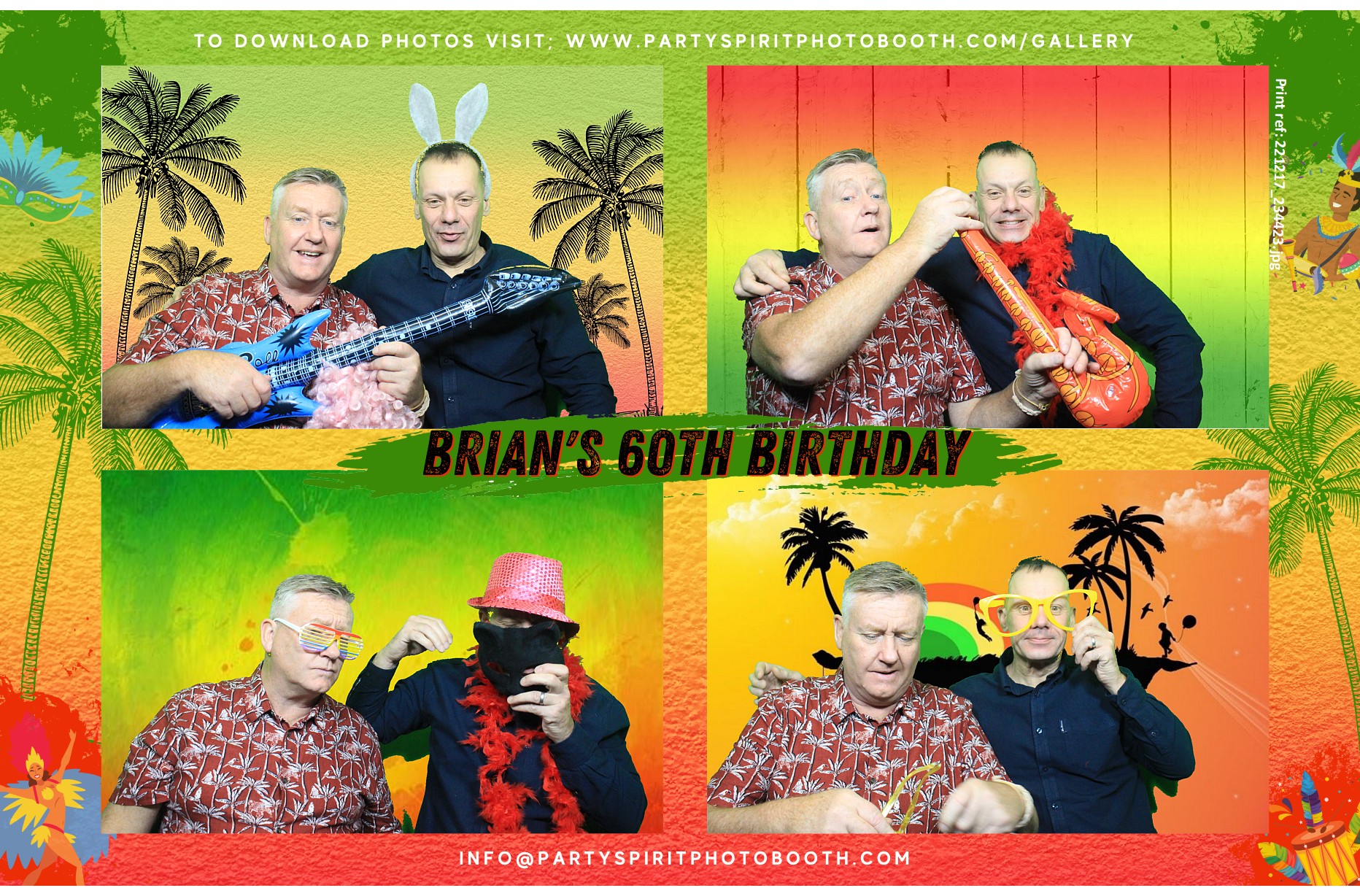 60th Birthday Celebration  | View more photos from the event at gallery.partyspiritphotobooth.com/u/PartySpiritPhotoBooth/60th-Birthday-Celebration