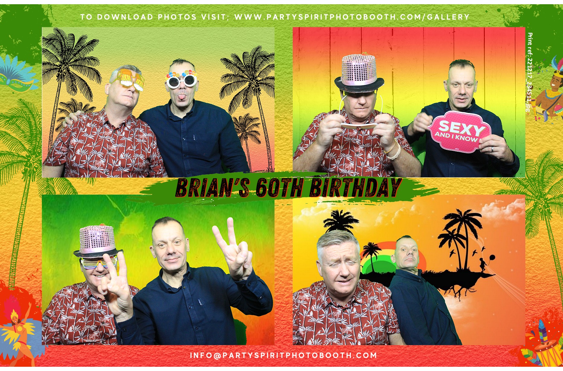 60th Birthday Celebration  | View more photos from the event at gallery.partyspiritphotobooth.com/u/PartySpiritPhotoBooth/60th-Birthday-Celebration