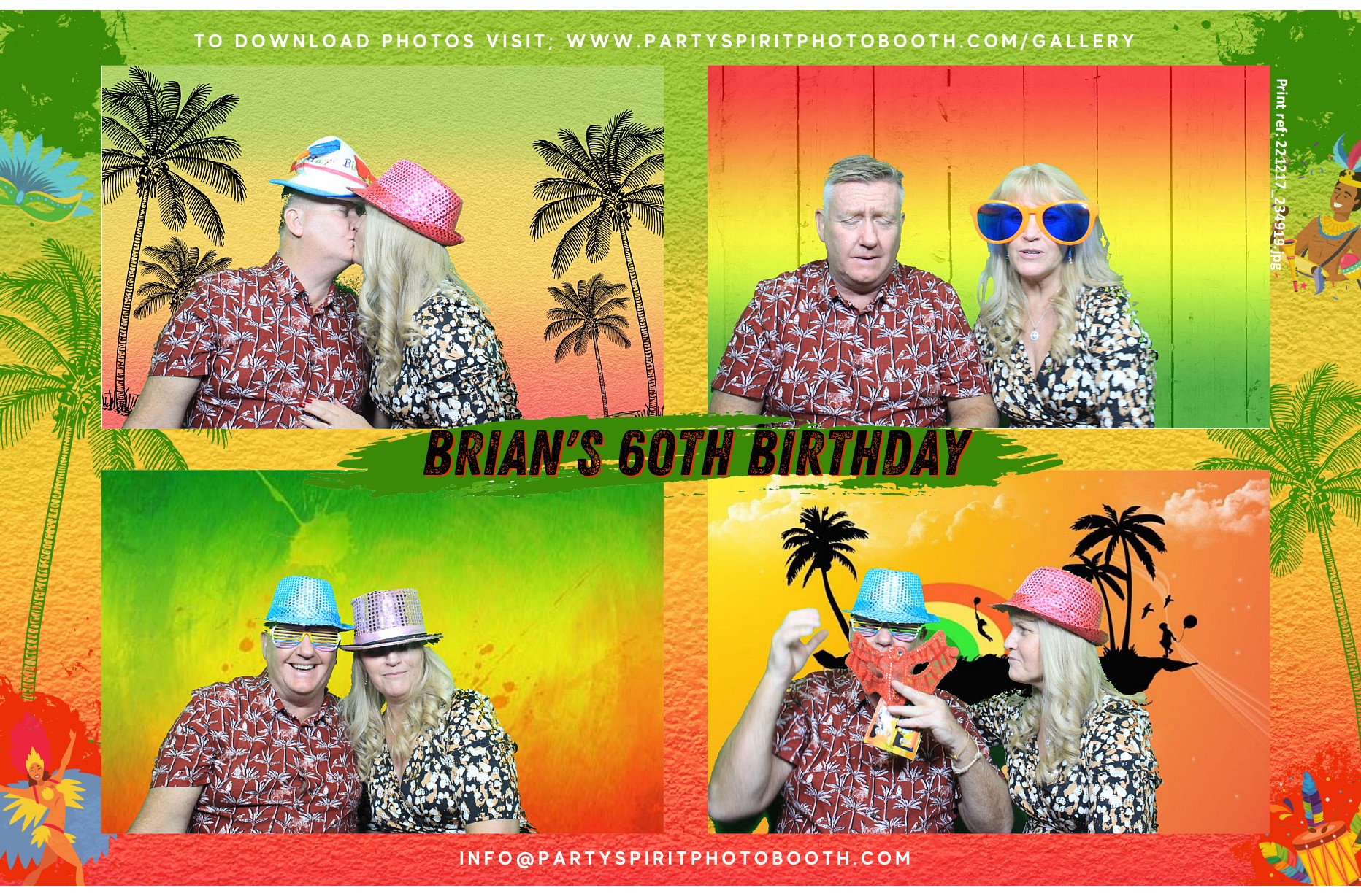 60th Birthday Celebration  | View more photos from the event at gallery.partyspiritphotobooth.com/u/PartySpiritPhotoBooth/60th-Birthday-Celebration