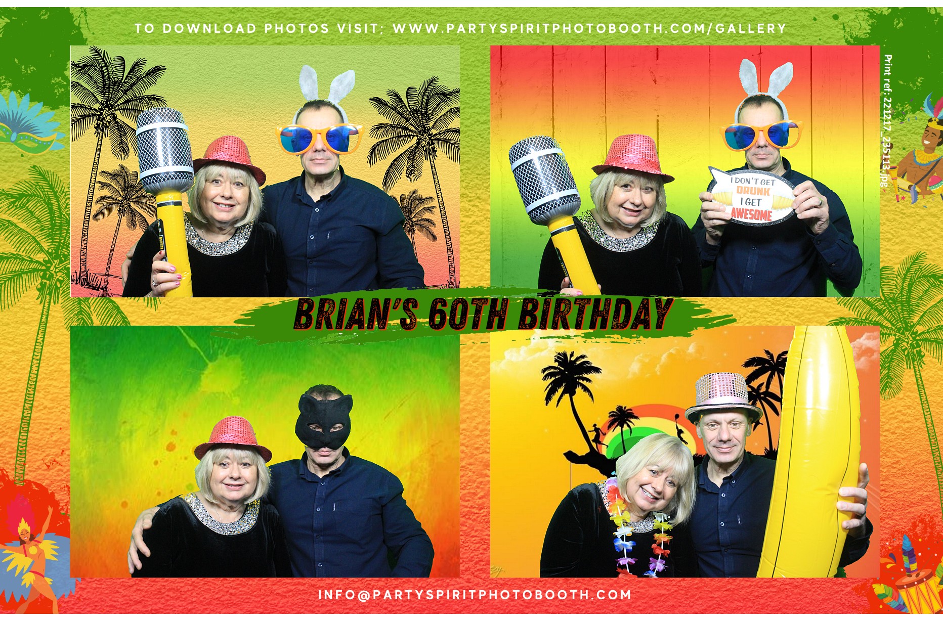 60th Birthday Celebration  | View more photos from the event at gallery.partyspiritphotobooth.com/u/PartySpiritPhotoBooth/60th-Birthday-Celebration