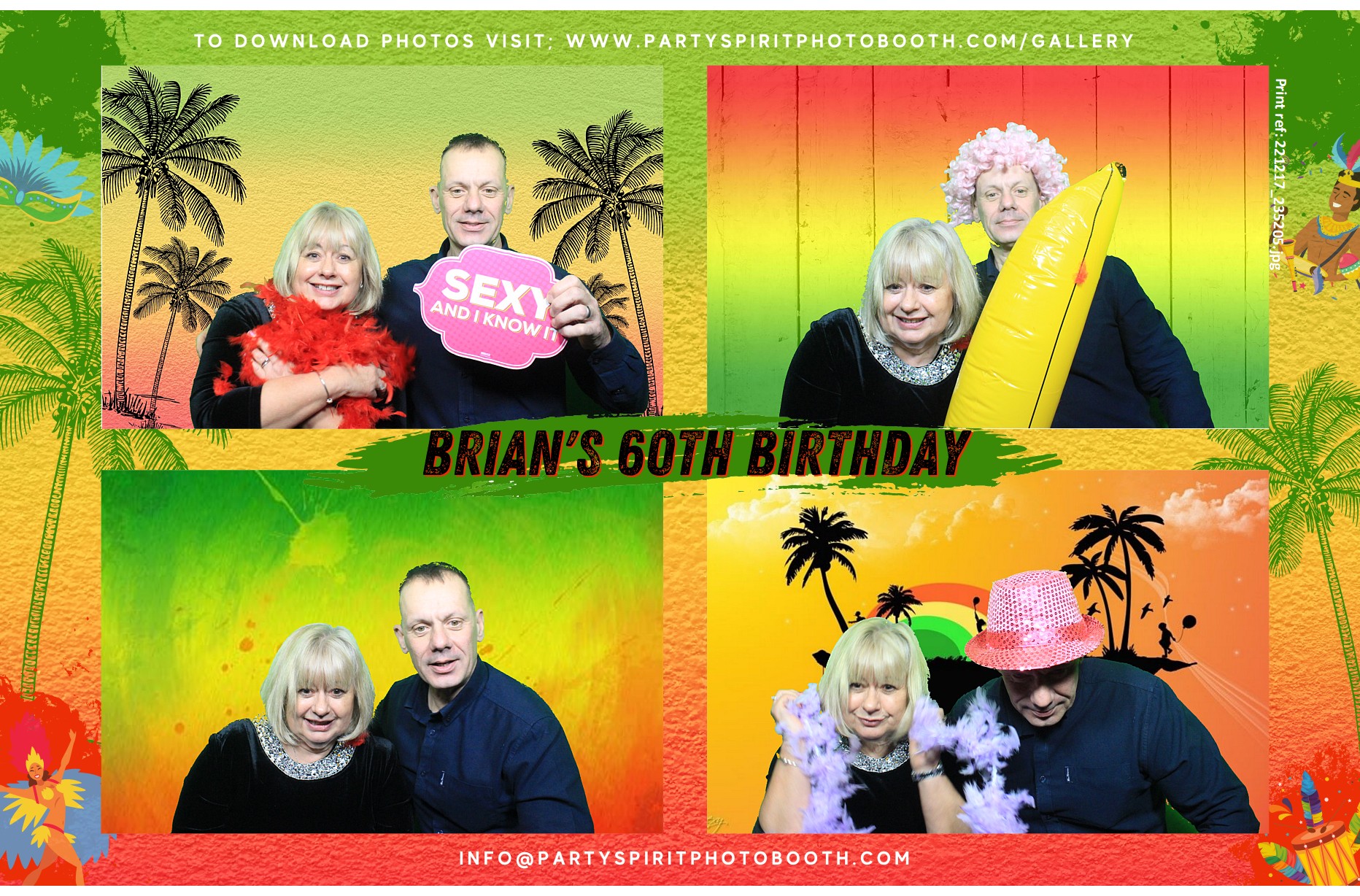 60th Birthday Celebration  | View more photos from the event at gallery.partyspiritphotobooth.com/u/PartySpiritPhotoBooth/60th-Birthday-Celebration