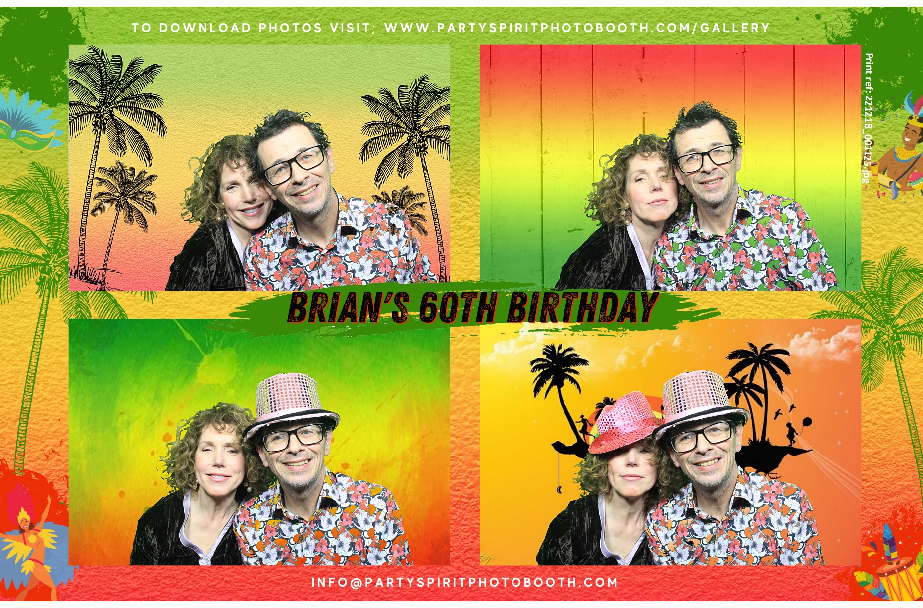60th Birthday Celebration  | View more photos from the event at gallery.partyspiritphotobooth.com/u/PartySpiritPhotoBooth/60th-Birthday-Celebration