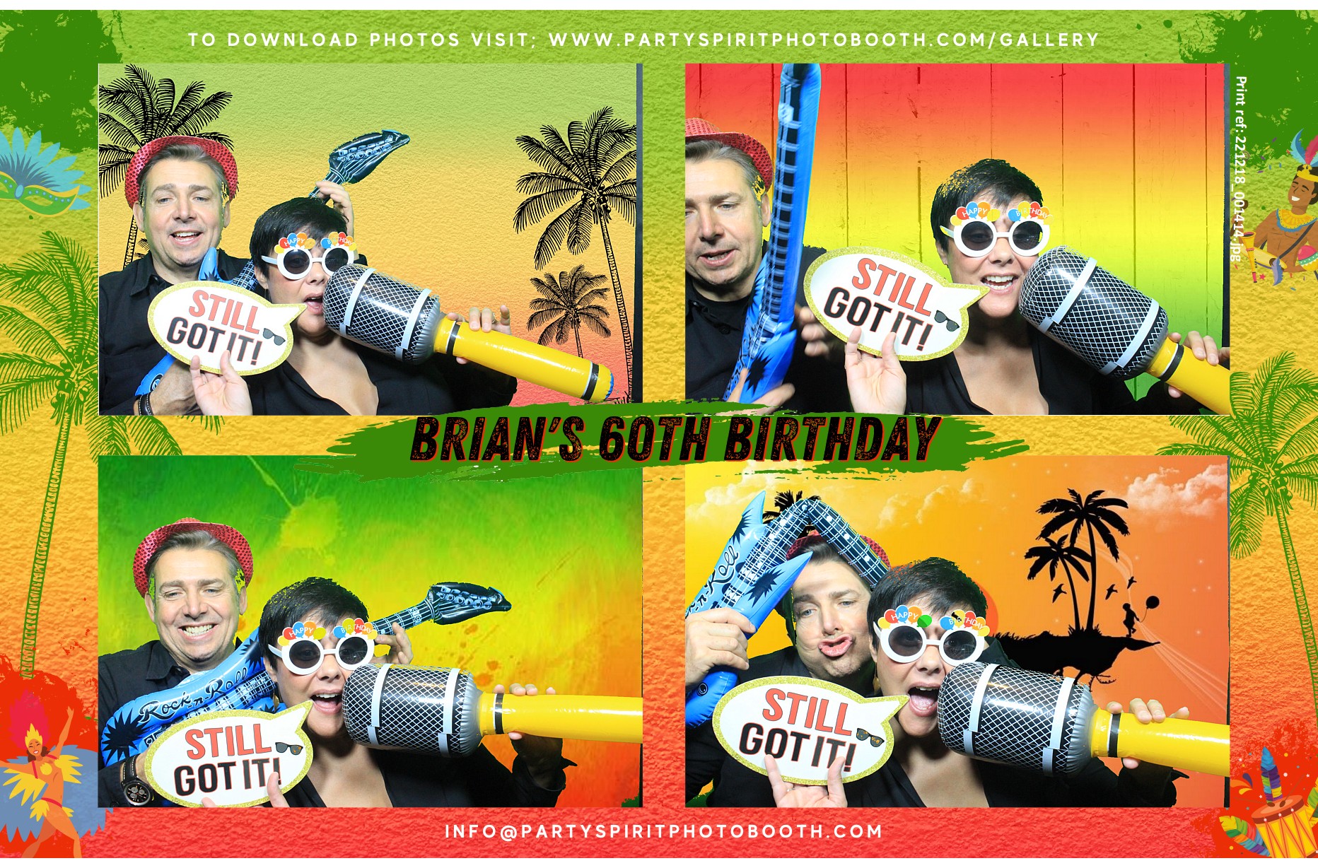 60th Birthday Celebration  | View more photos from the event at gallery.partyspiritphotobooth.com/u/PartySpiritPhotoBooth/60th-Birthday-Celebration