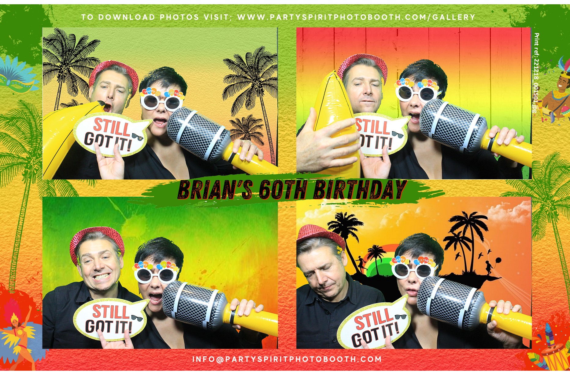 60th Birthday Celebration  | View more photos from the event at gallery.partyspiritphotobooth.com/u/PartySpiritPhotoBooth/60th-Birthday-Celebration