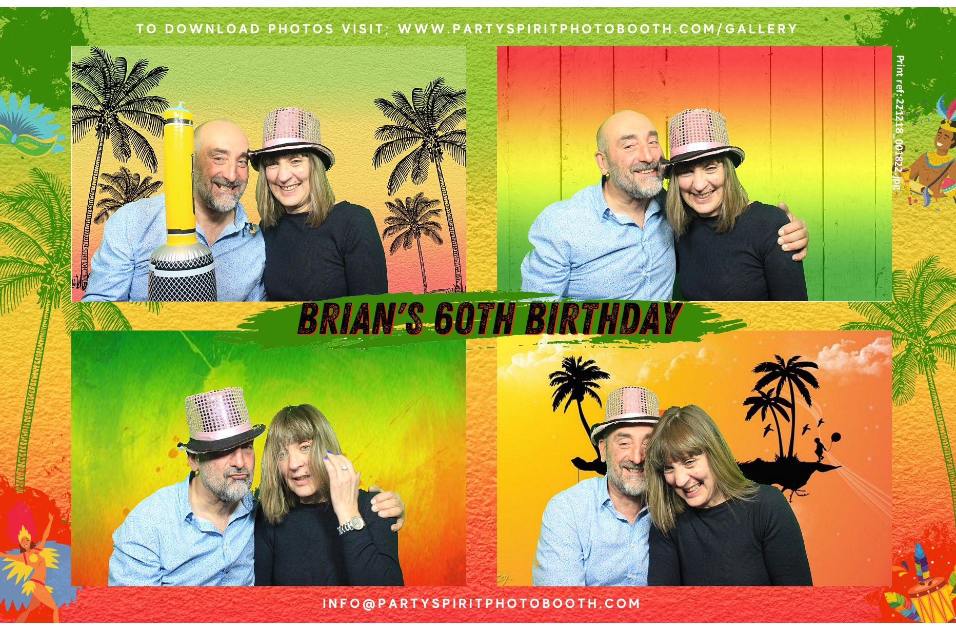 60th Birthday Celebration  | View more photos from the event at gallery.partyspiritphotobooth.com/u/PartySpiritPhotoBooth/60th-Birthday-Celebration