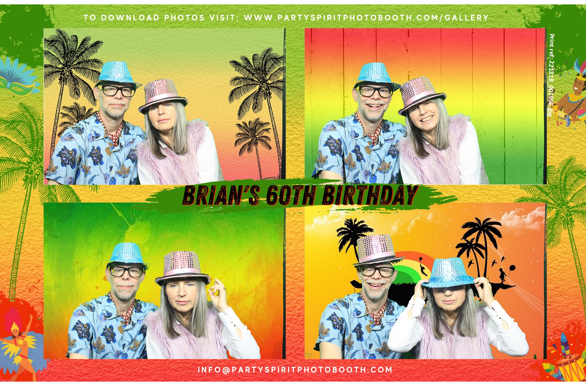 60th Birthday Celebration  | View more photos from the event at gallery.partyspiritphotobooth.com/u/PartySpiritPhotoBooth/60th-Birthday-Celebration