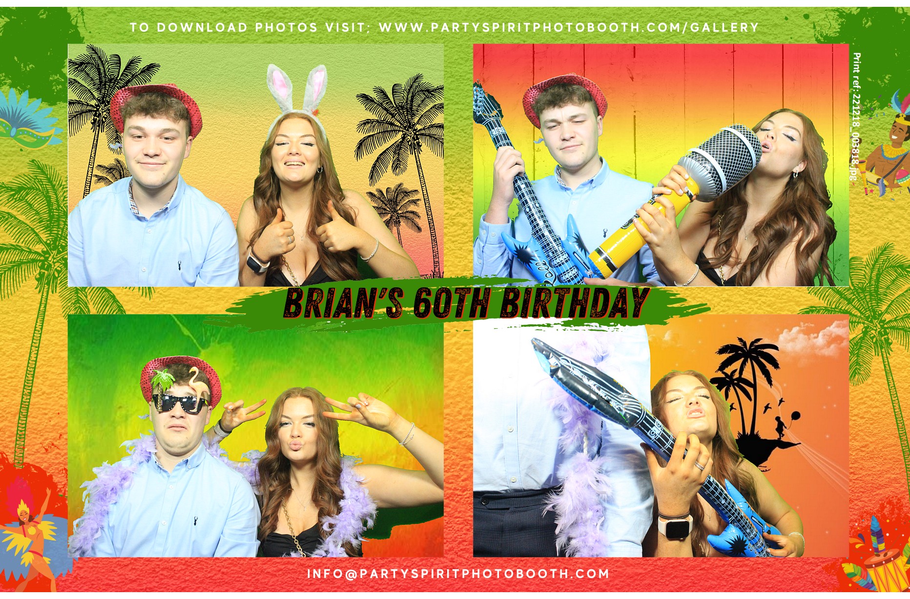 60th Birthday Celebration  | View more photos from the event at gallery.partyspiritphotobooth.com/u/PartySpiritPhotoBooth/60th-Birthday-Celebration