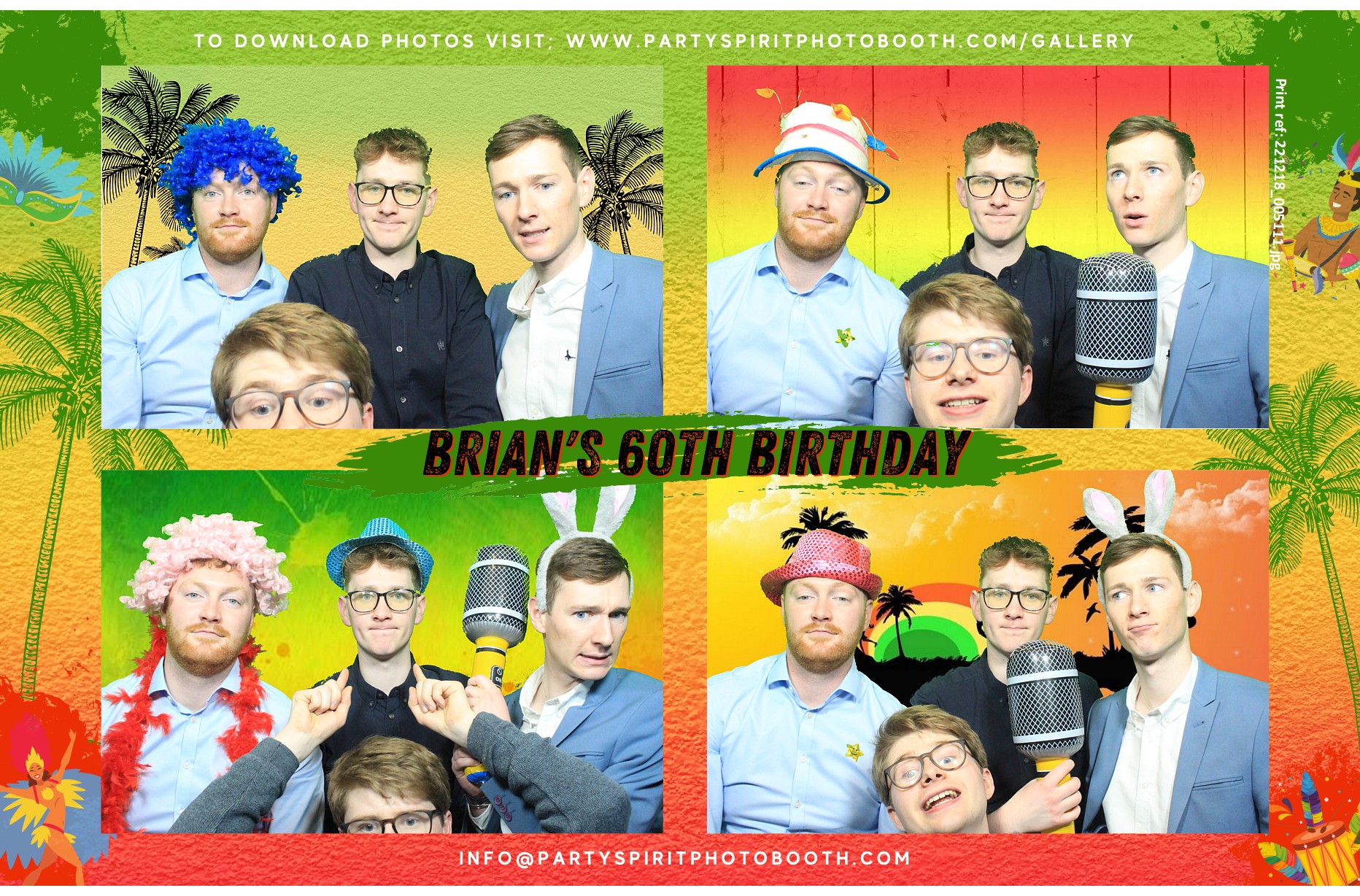 60th Birthday Celebration  | View more photos from the event at gallery.partyspiritphotobooth.com/u/PartySpiritPhotoBooth/60th-Birthday-Celebration
