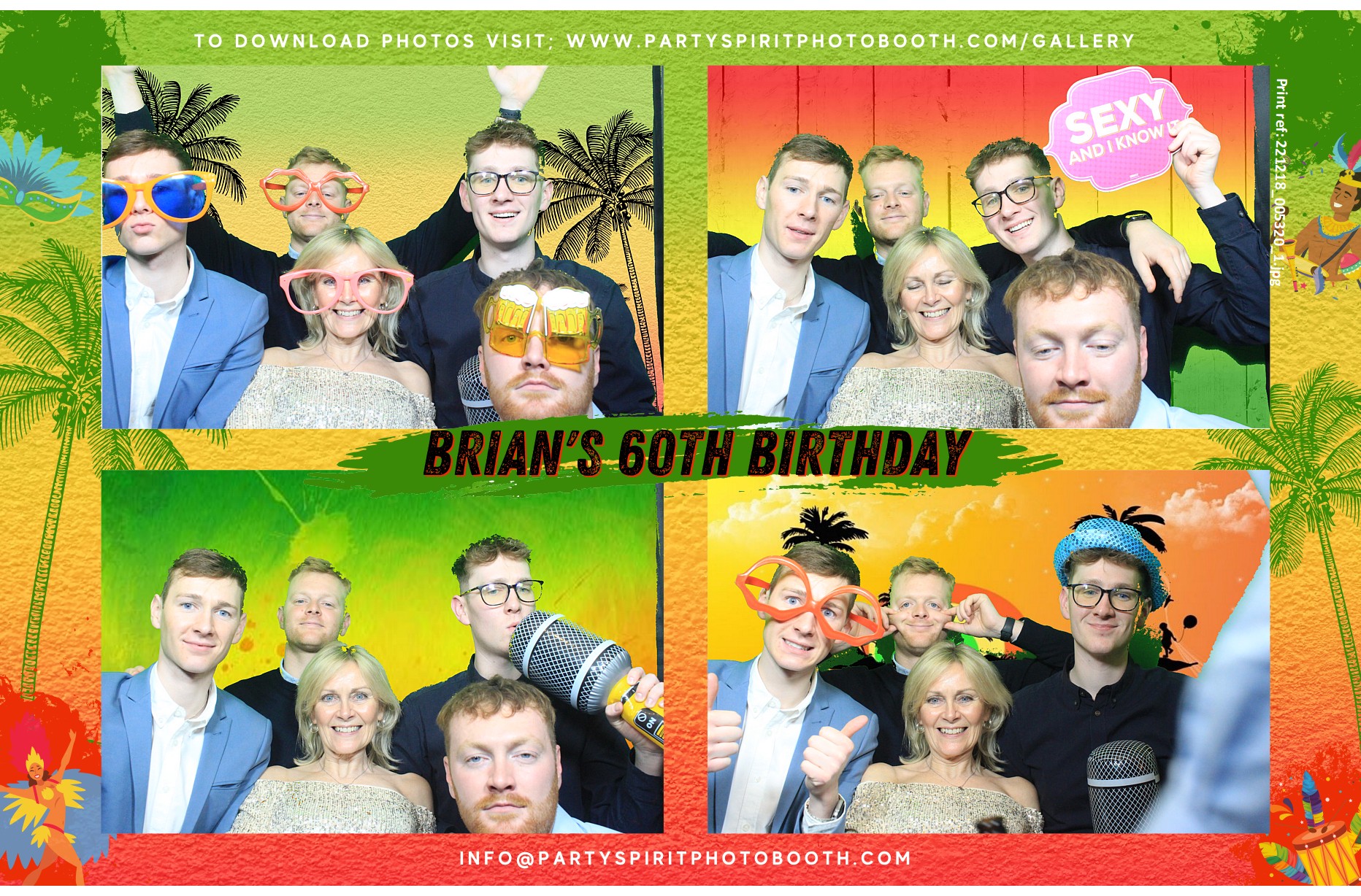 60th Birthday Celebration  | View more photos from the event at gallery.partyspiritphotobooth.com/u/PartySpiritPhotoBooth/60th-Birthday-Celebration