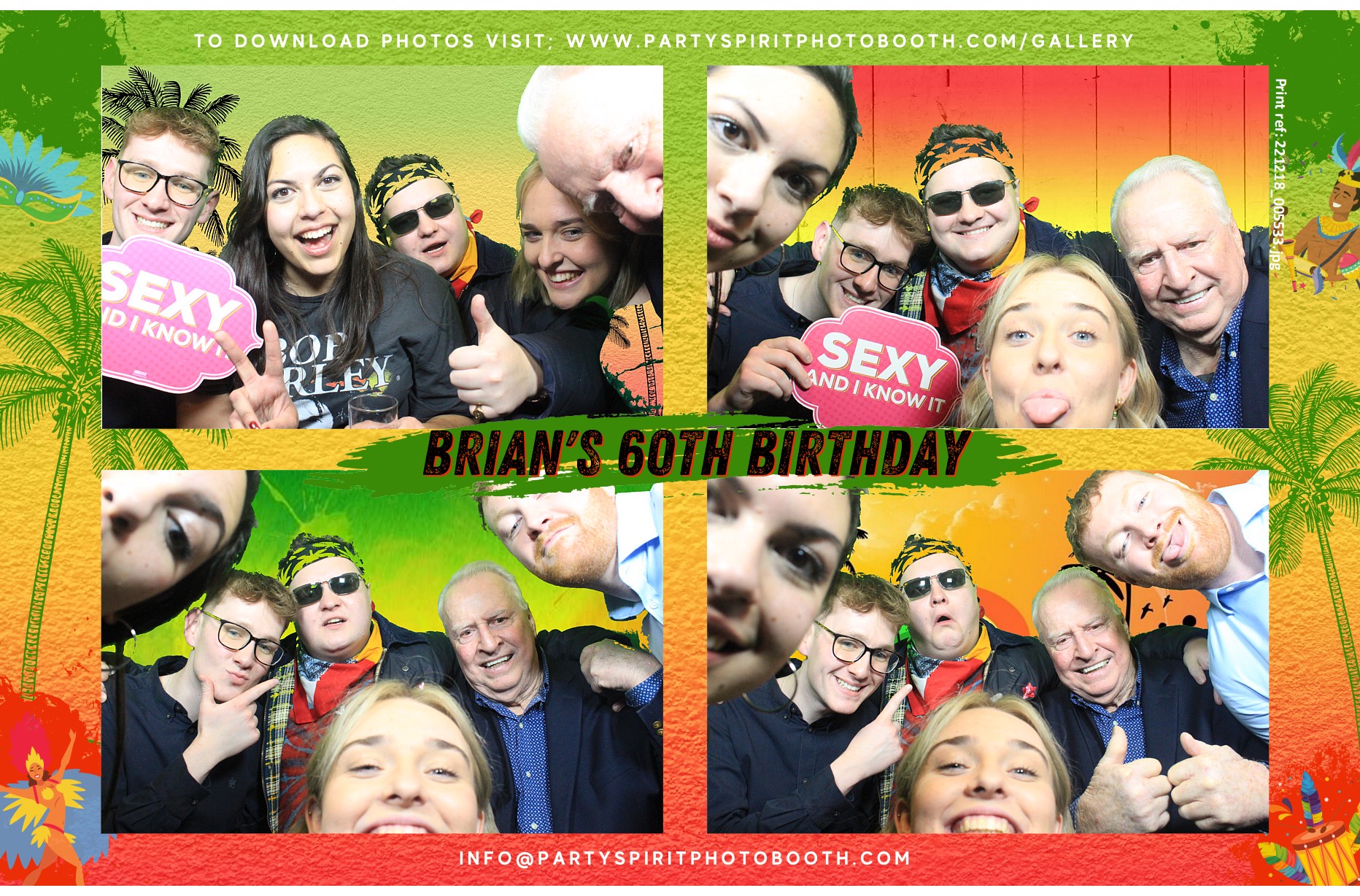 60th Birthday Celebration  | View more photos from the event at gallery.partyspiritphotobooth.com/u/PartySpiritPhotoBooth/60th-Birthday-Celebration