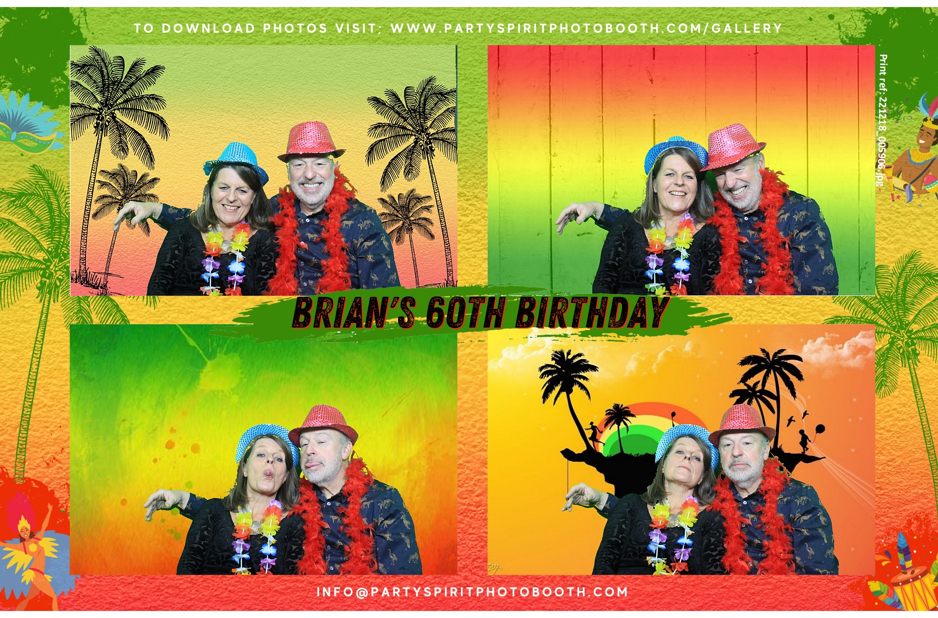 60th Birthday Celebration  | View more photos from the event at gallery.partyspiritphotobooth.com/u/PartySpiritPhotoBooth/60th-Birthday-Celebration
