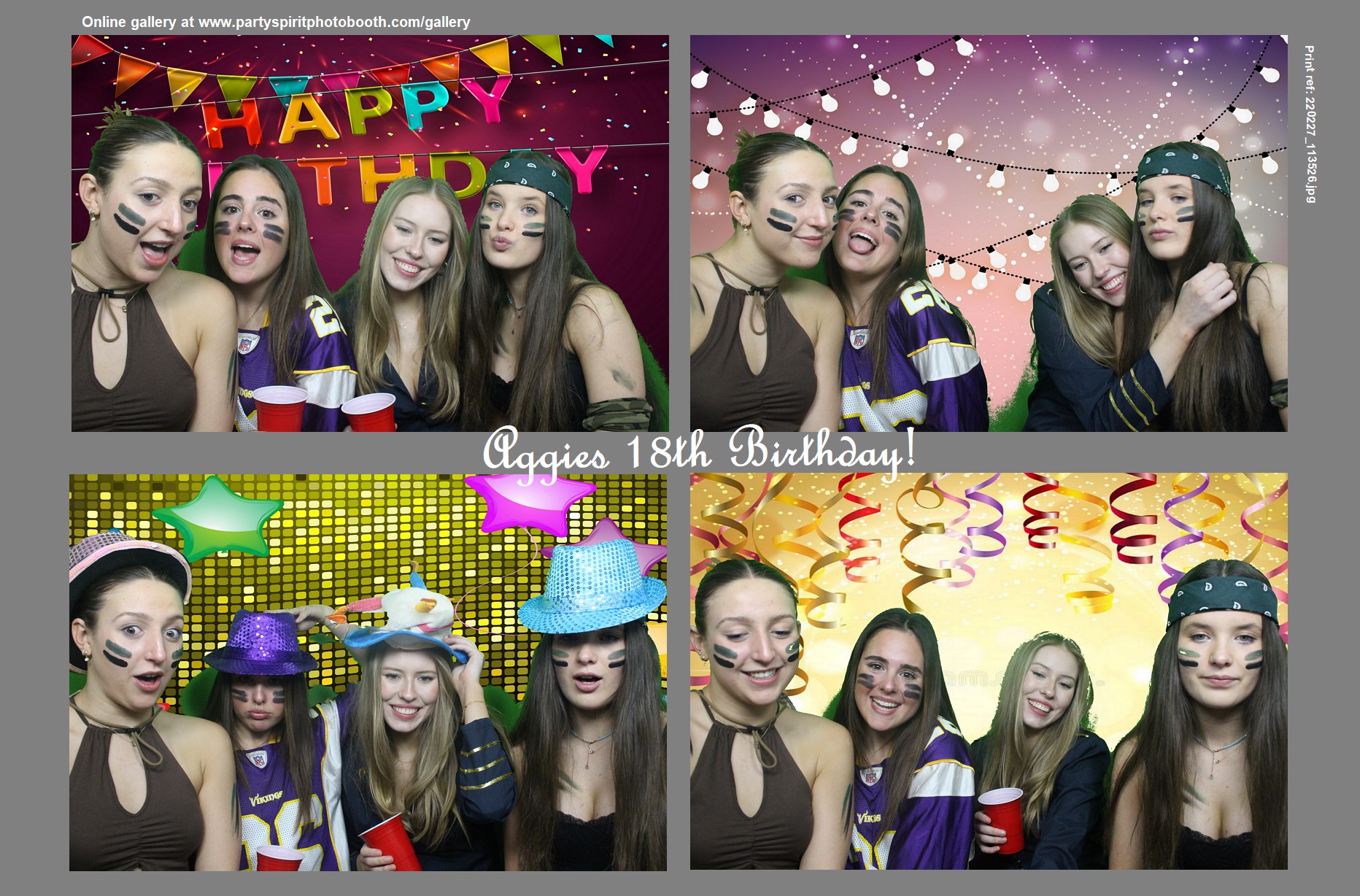 Aggies 18th Birthday | View more photos from the event at gallery.partyspiritphotobooth.com/u/PartySpiritPhotoBooth/Aggies-18th-Birthday