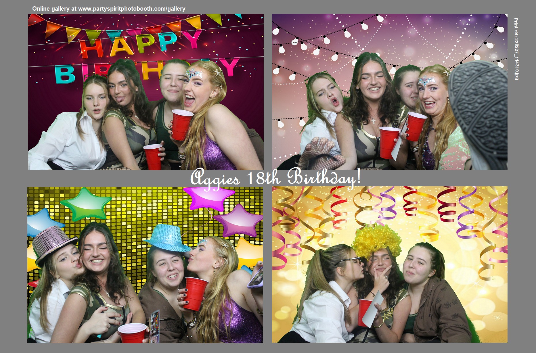 Aggies 18th Birthday | View more photos from the event at gallery.partyspiritphotobooth.com/u/PartySpiritPhotoBooth/Aggies-18th-Birthday