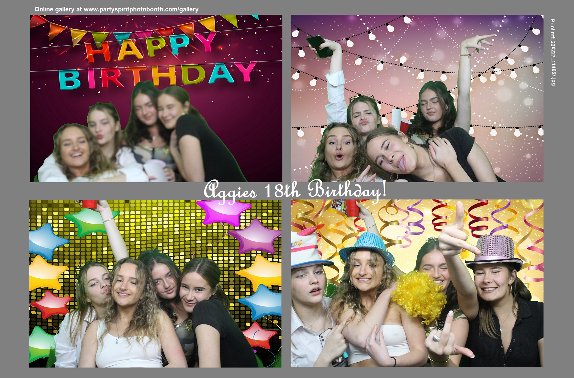 Aggies 18th Birthday | View more photos from the event at gallery.partyspiritphotobooth.com/u/PartySpiritPhotoBooth/Aggies-18th-Birthday