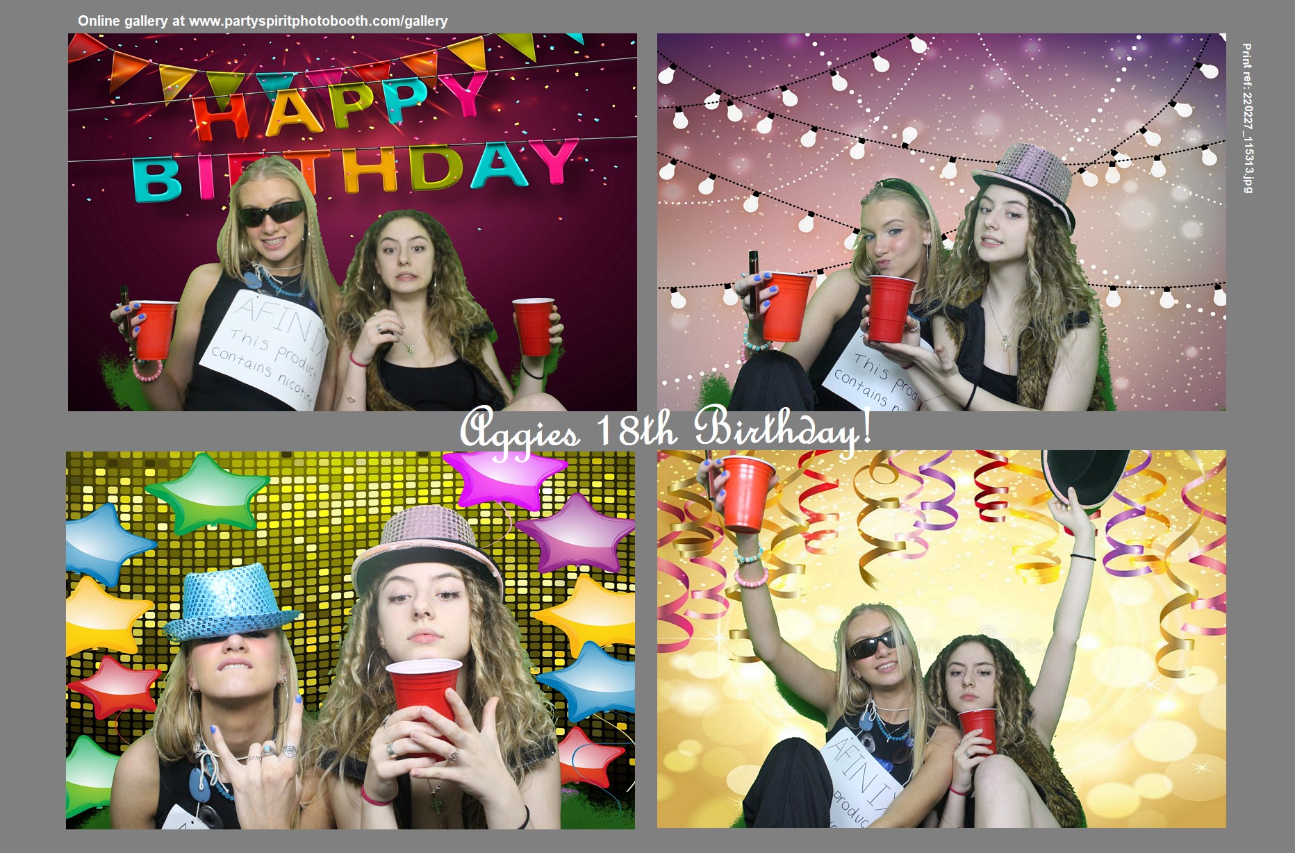 Aggies 18th Birthday | View more photos from the event at gallery.partyspiritphotobooth.com/u/PartySpiritPhotoBooth/Aggies-18th-Birthday