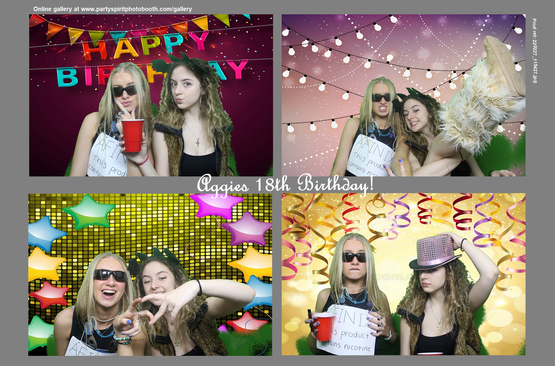 Aggies 18th Birthday | View more photos from the event at gallery.partyspiritphotobooth.com/u/PartySpiritPhotoBooth/Aggies-18th-Birthday