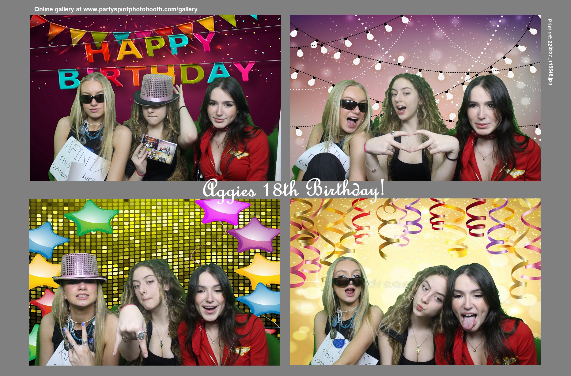 Aggies 18th Birthday | View more photos from the event at gallery.partyspiritphotobooth.com/u/PartySpiritPhotoBooth/Aggies-18th-Birthday